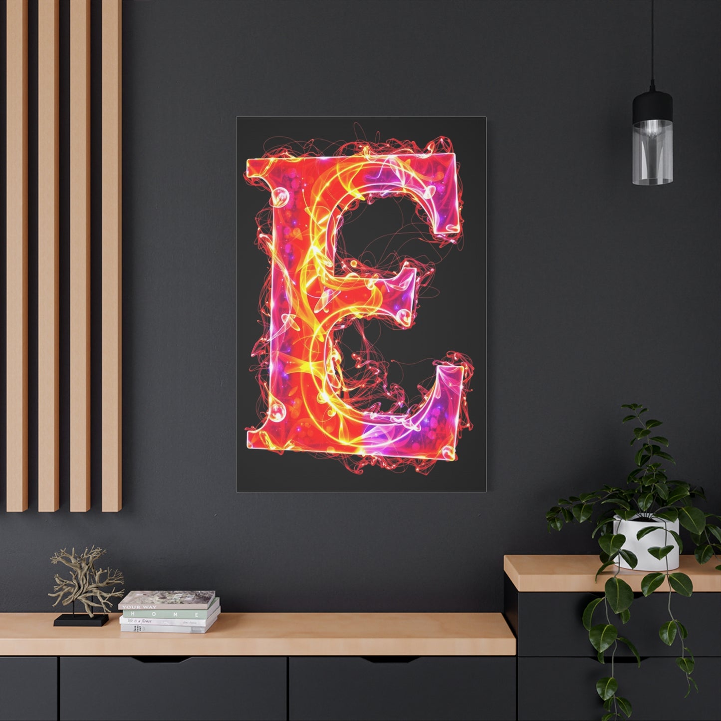 The Letter E - Art Canvas Art 2 Wall Art & Canvas Print