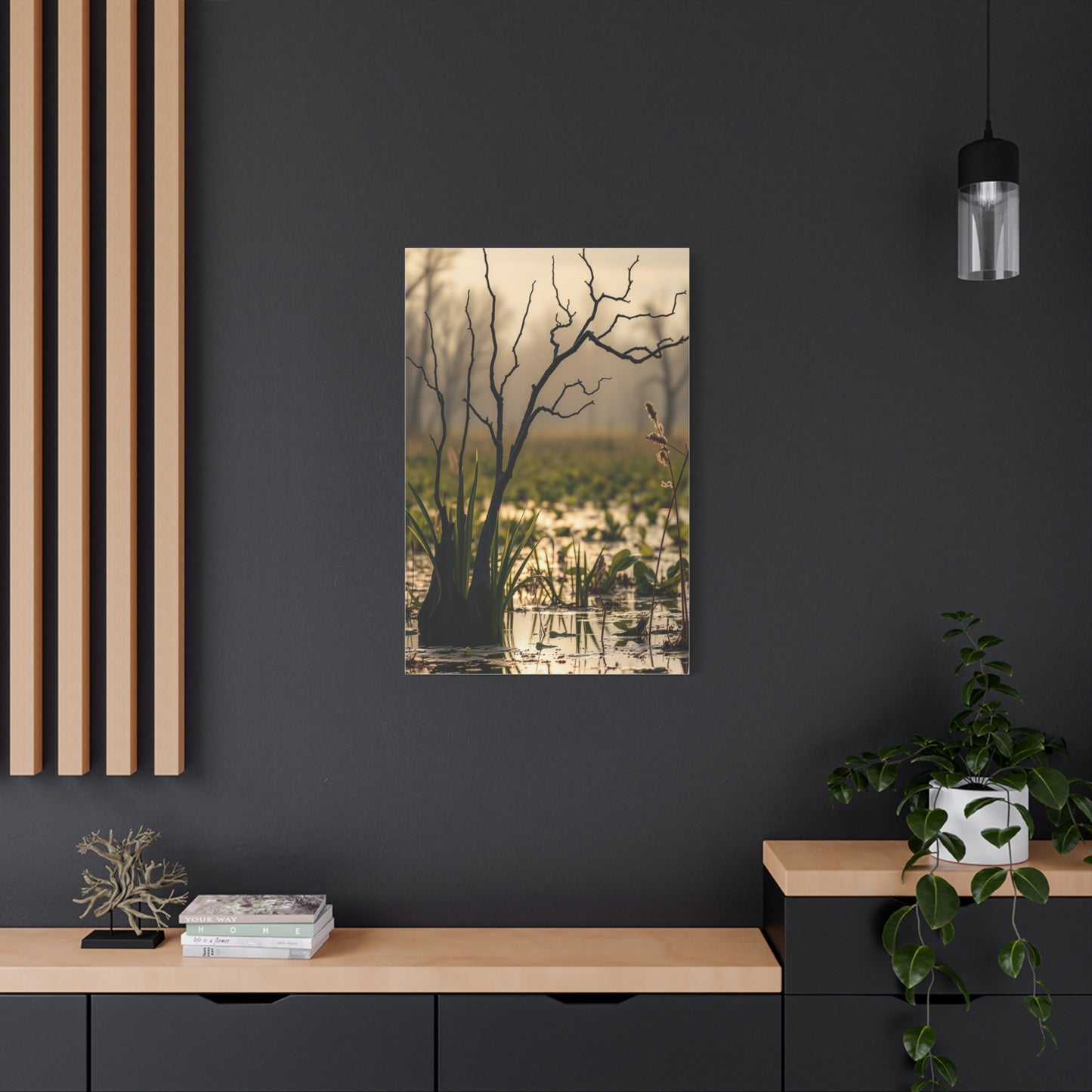 Marsh & Swamp Art Canvas Art 3 Wall Art & Canvas Print