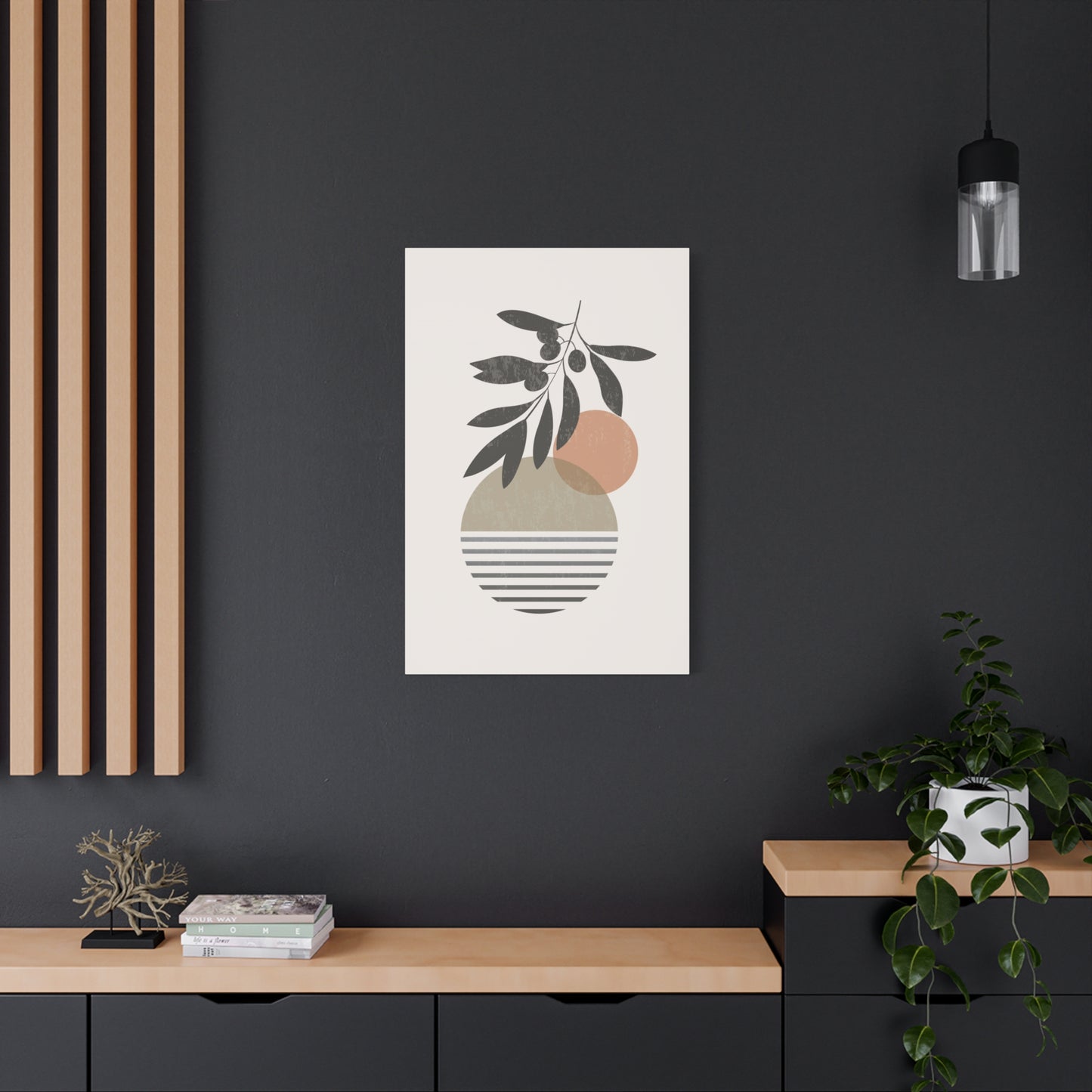 Sun Leaves Deco Wall Art & Canvas Prints