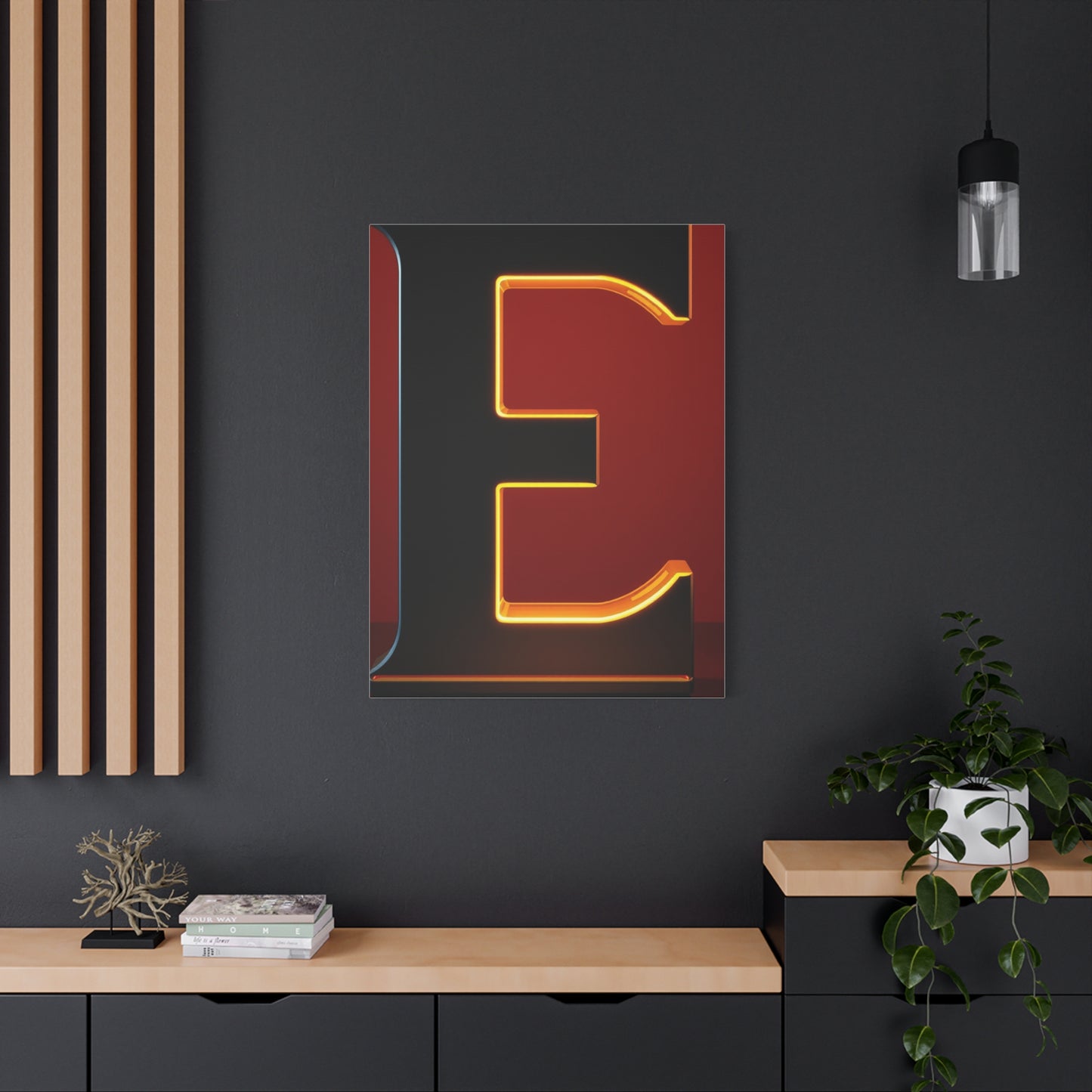 The Letter E - Art Canvas Art 4 Wall Art & Canvas Print