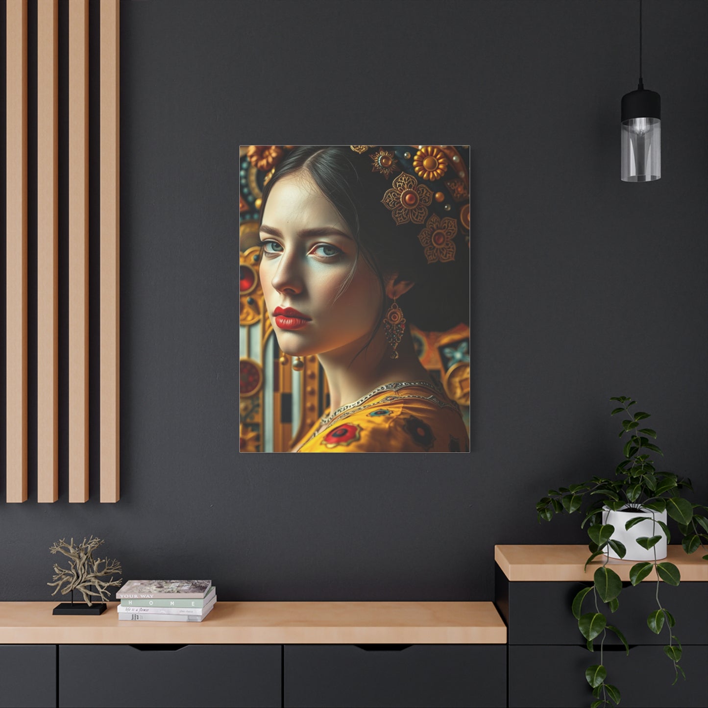Ethereal Gold Tapestry