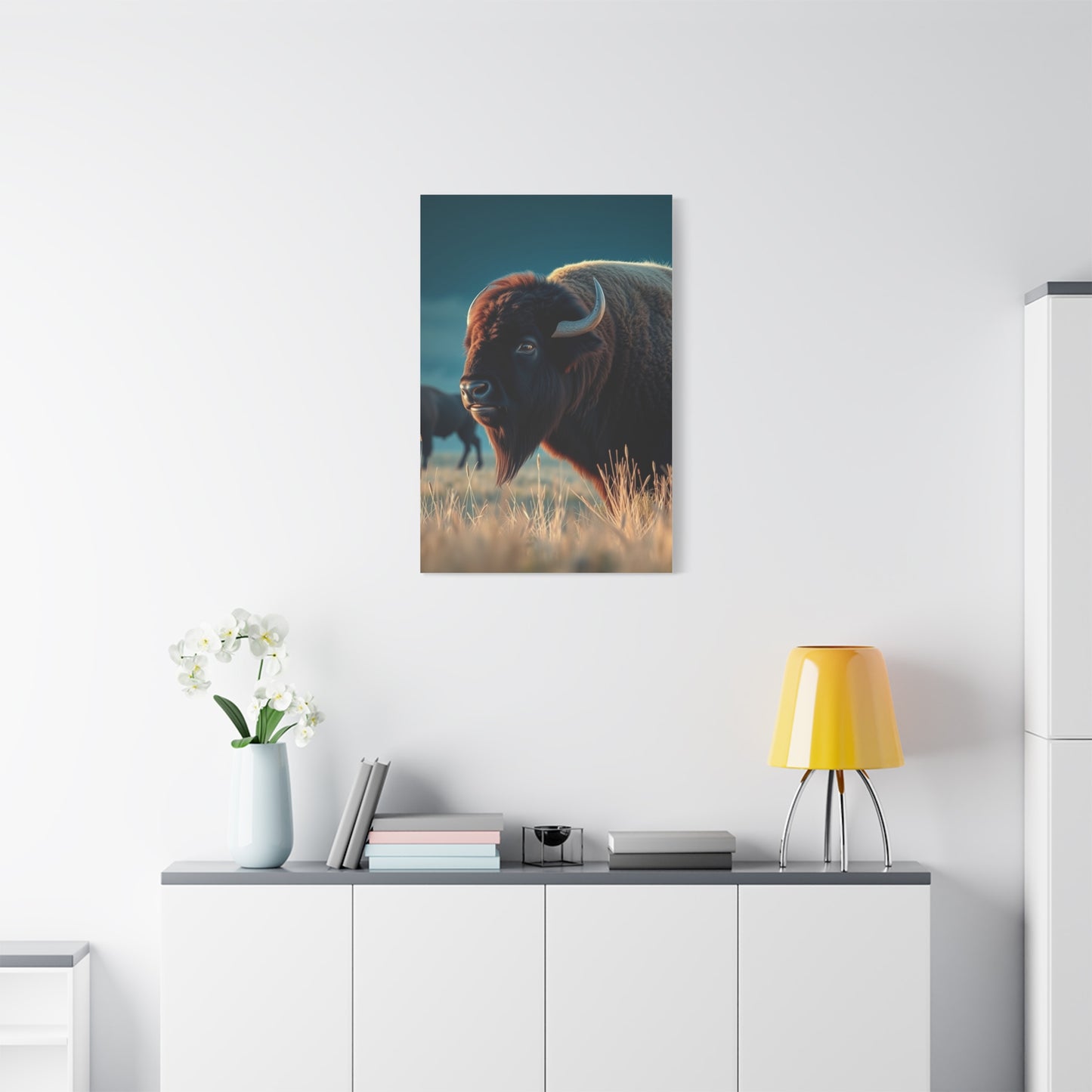 Buffalo Majesty Panorama Wall Art & Canvas Print