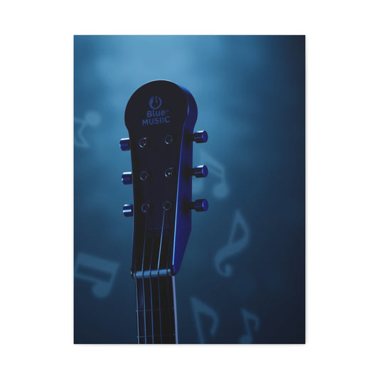 Elite Blue Music Art Vision Wall Art & Canvas Print