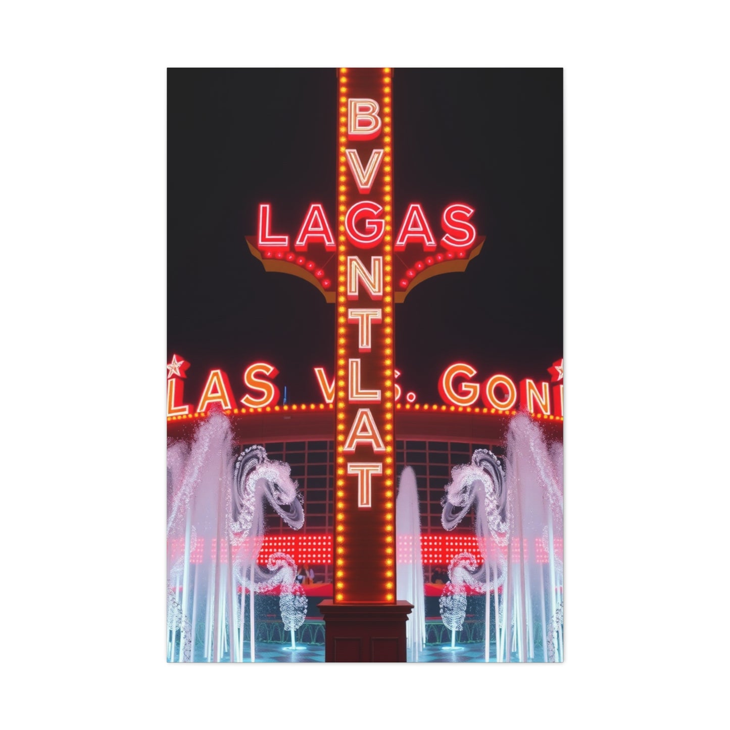 Las Vagas Art Canvas Art 1 Wall Art & Canvas Print