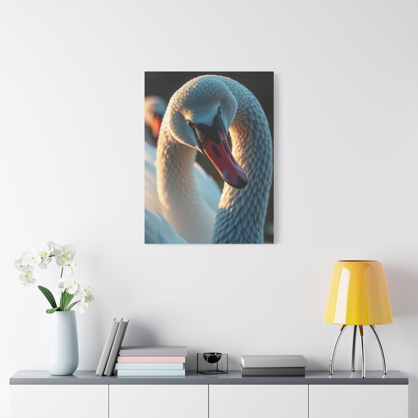 Swan Art Canvas Art 7 Wall Art & Canvas Print