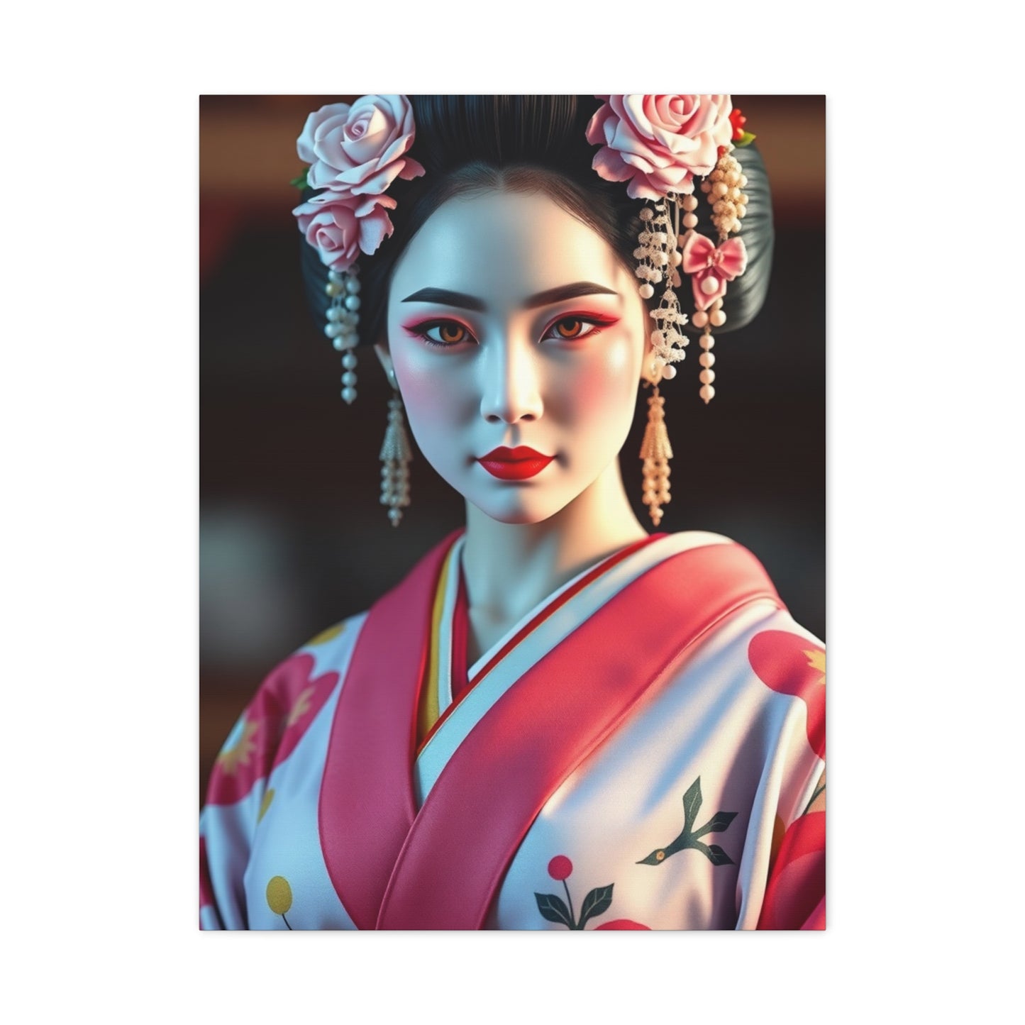 Geisha Art Canvas Art 3 Wall Art & Canvas Print