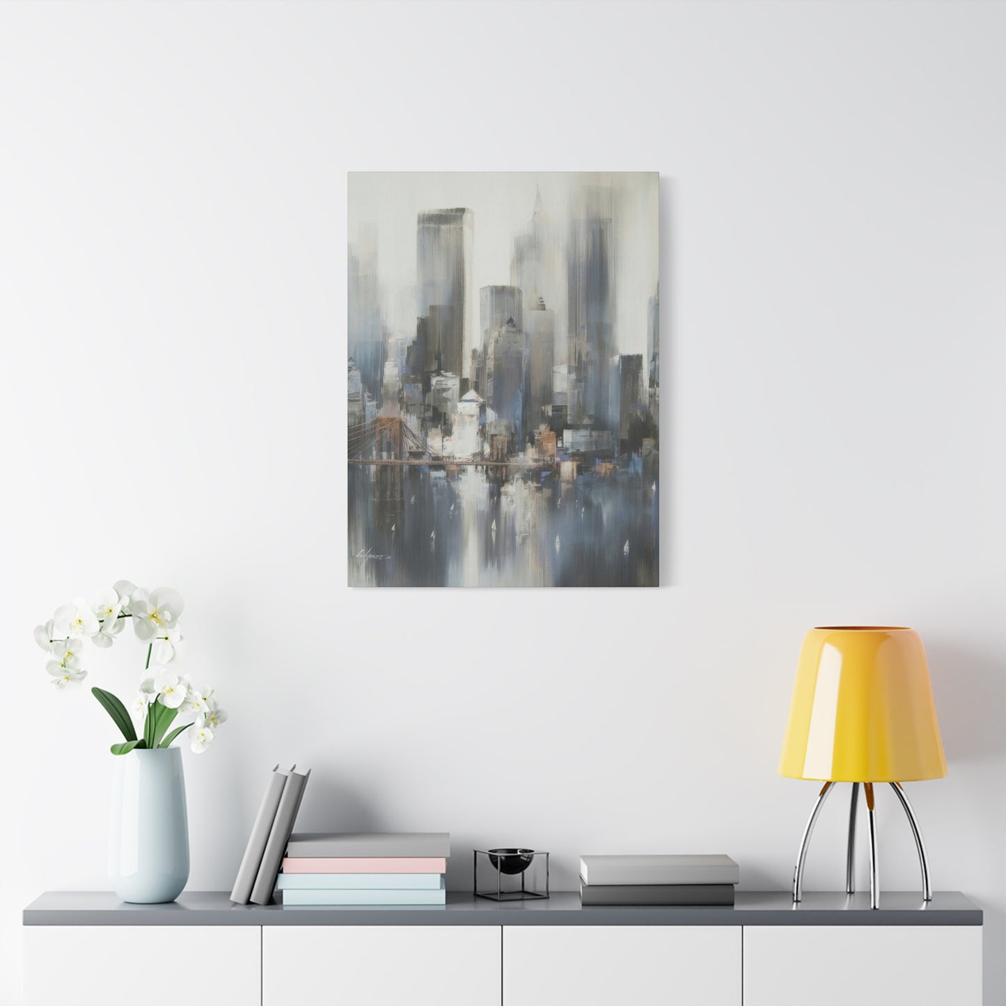 City Grey Wall Art & Canvas Prints
