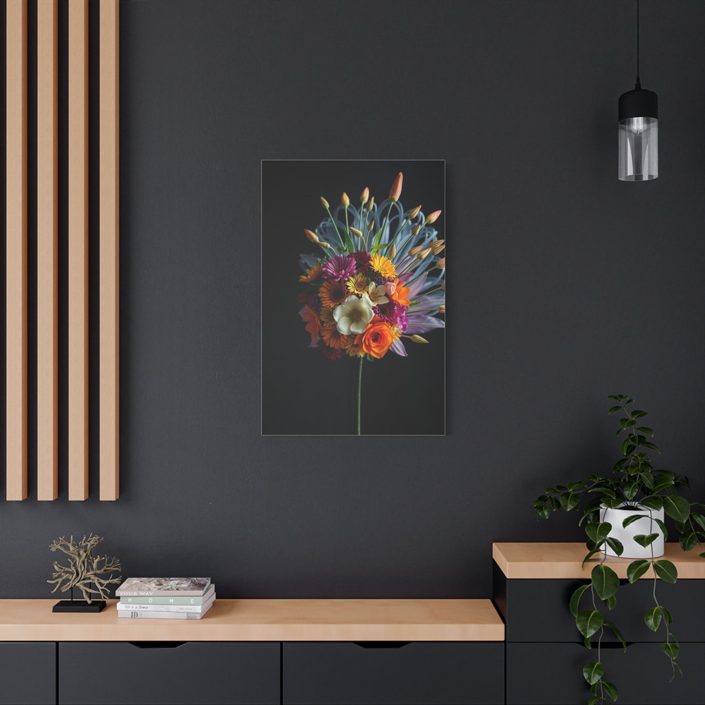 Flower Head Art Premium Canvas 19 Wall Art & Canvas Print