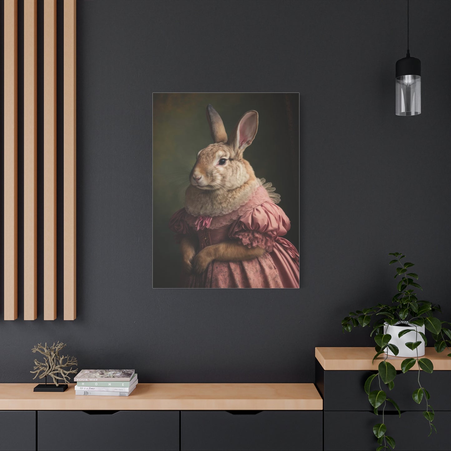 Lady Cottontail's Portrait Wall Art & Canvas Prints