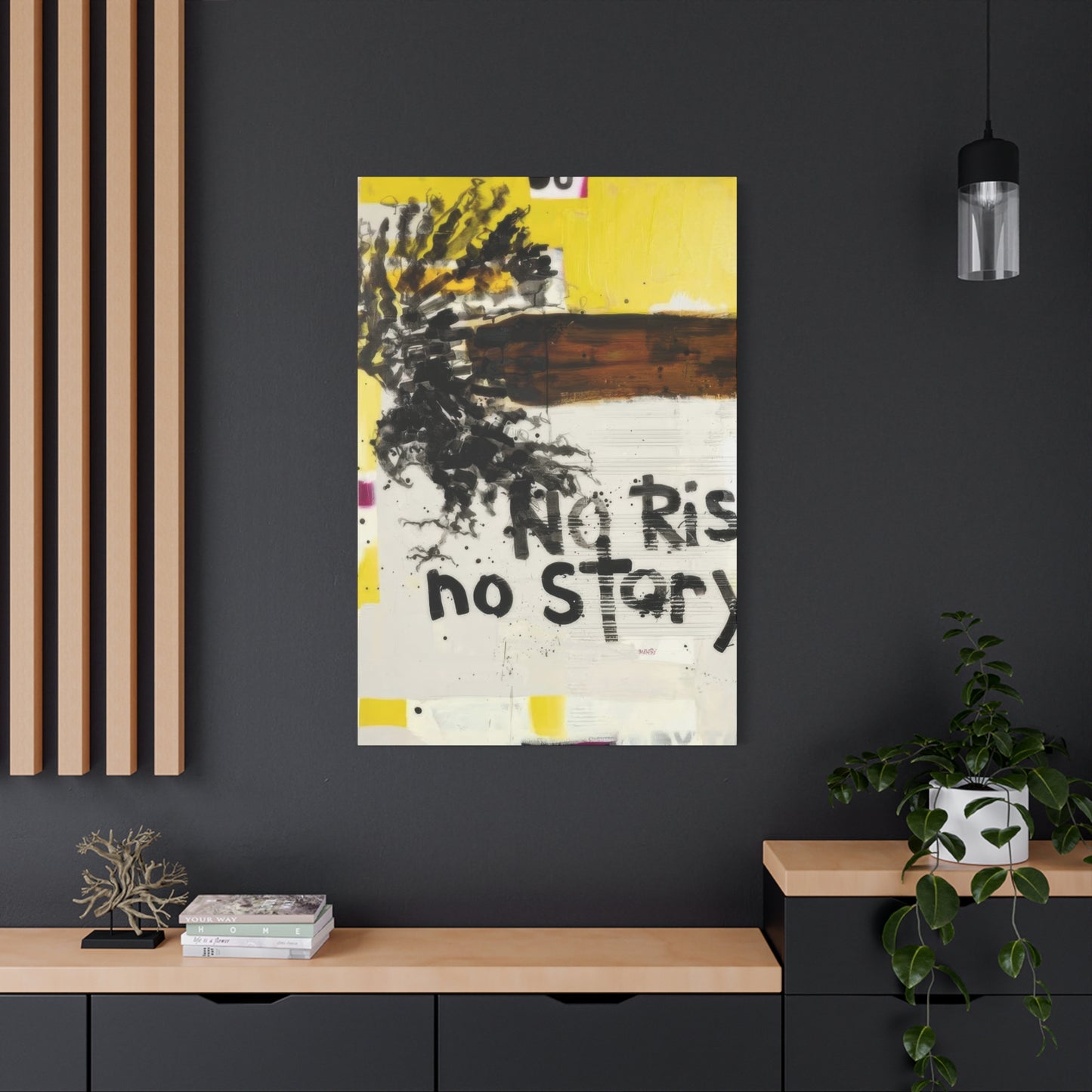 Kent Youngstrom No Risk No Story Yellow Wall Art & Canvas Prints
