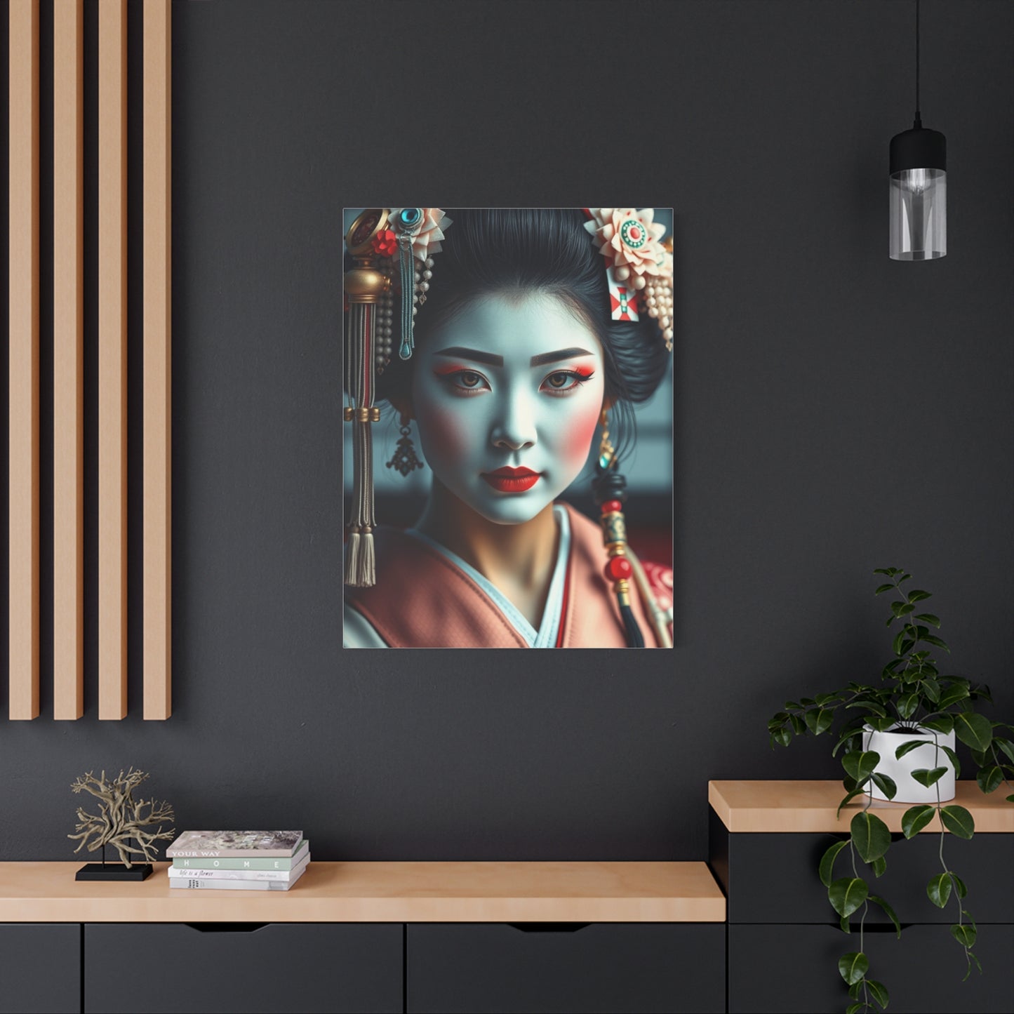 Geisha Art Canvas Art 4 Wall Art & Canvas Print