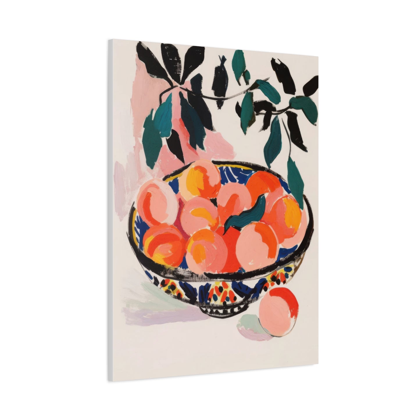 Peach Bowl Wall Art & Canvas Prints