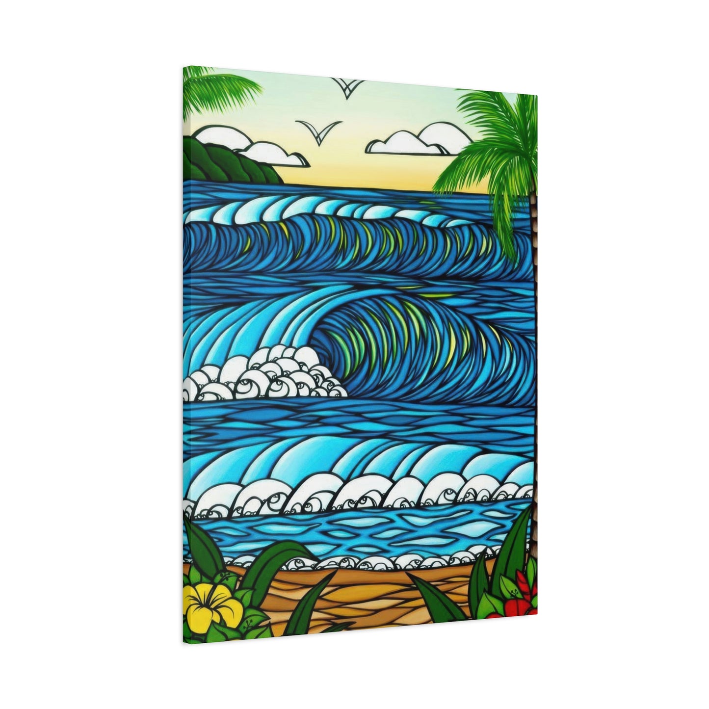 Hawaiian Waves Wall Art & Canvas Prints