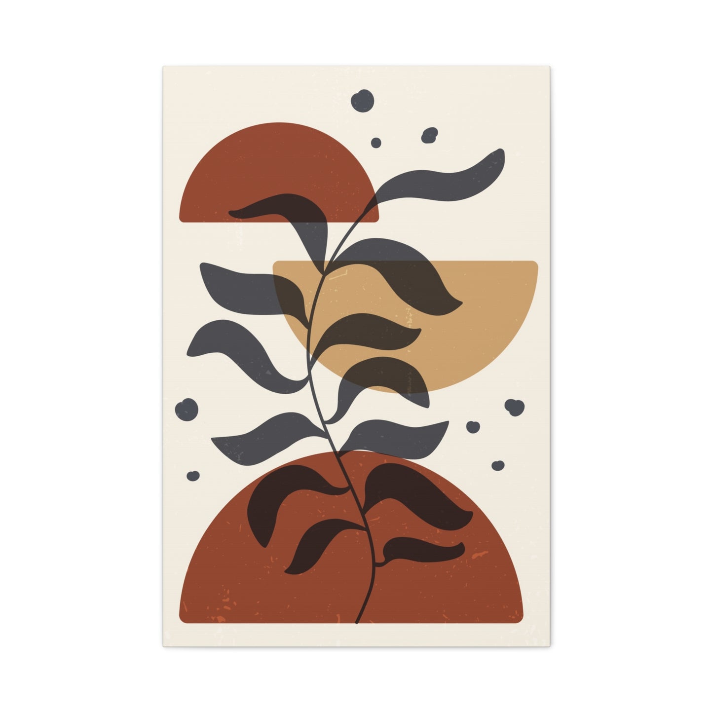 Branch And Geometry Earth Tones Wall Art & Canvas Prints