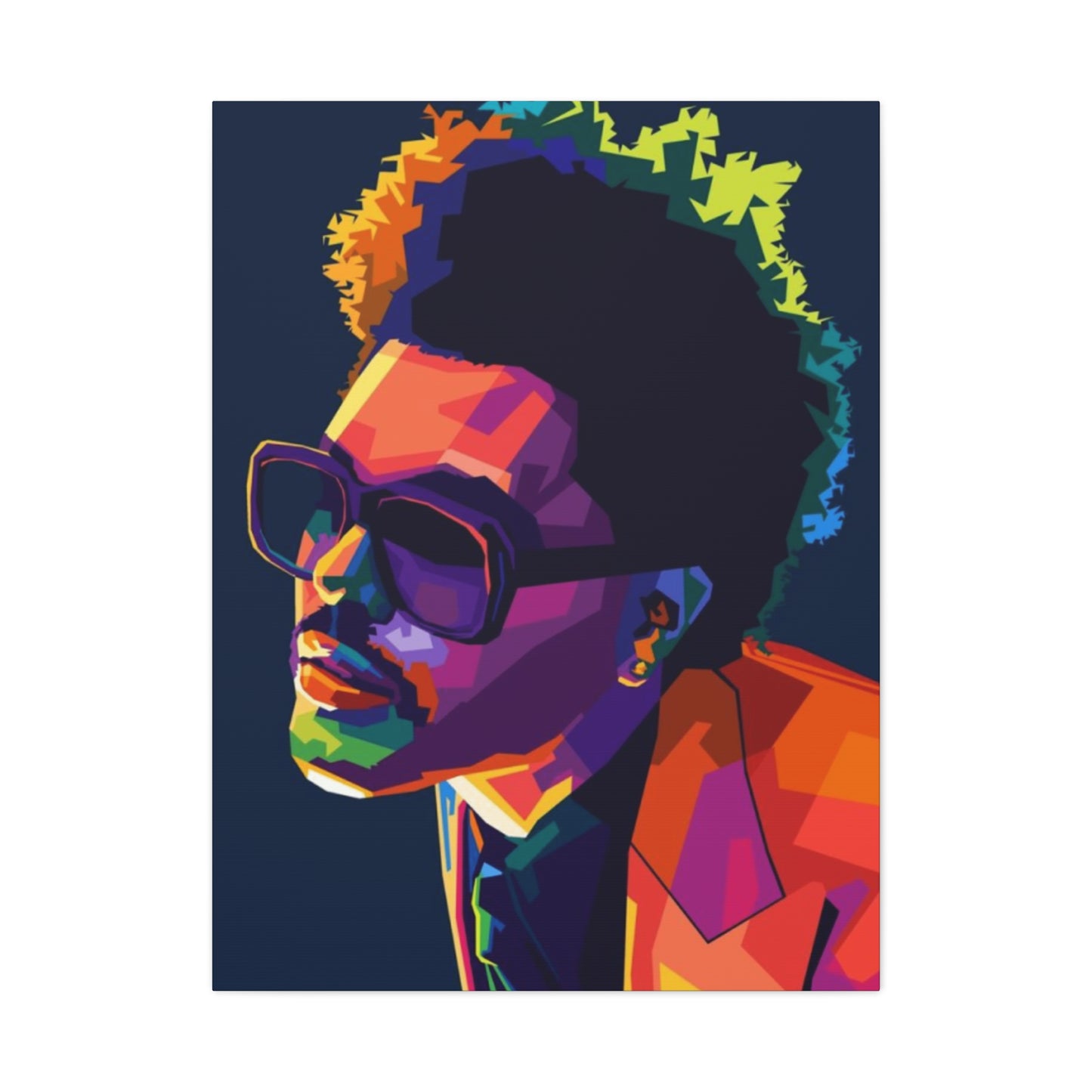 An Abstract Portrait Of The Weeknd Wall Art & Canvas Prints