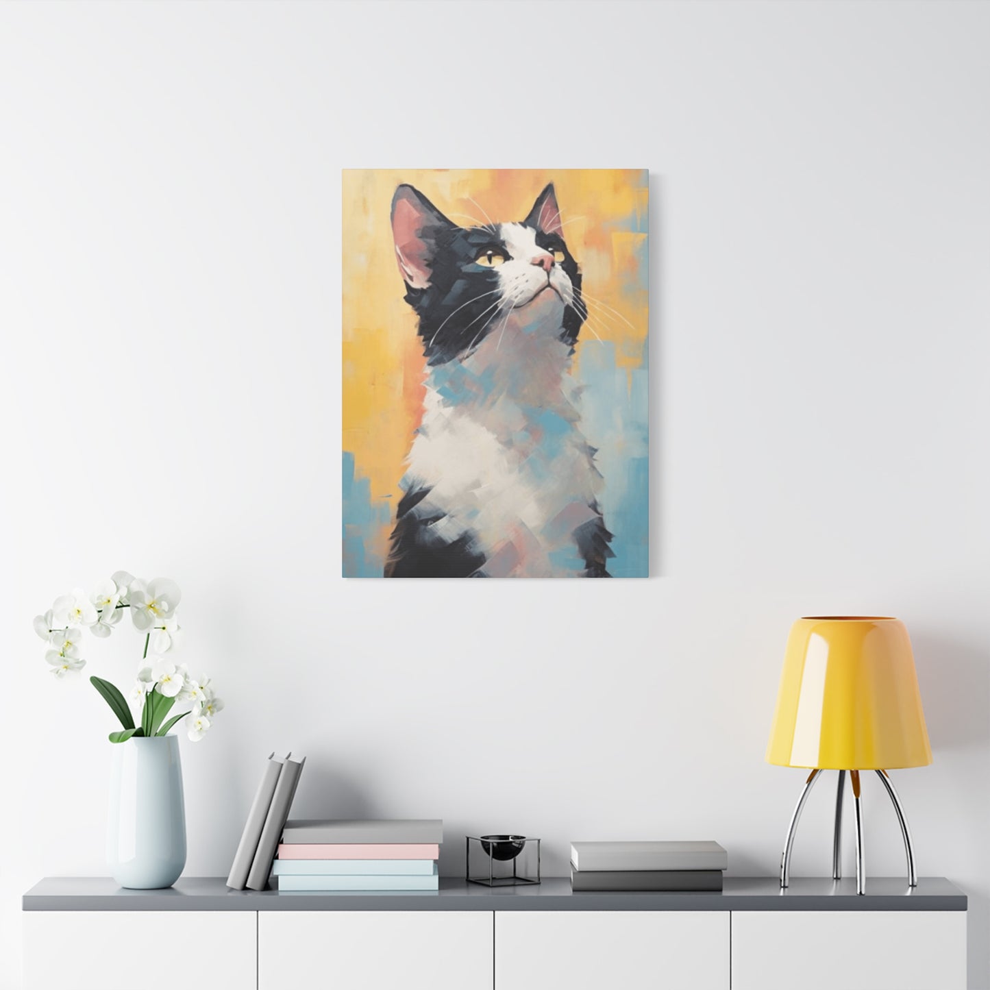 An Abstract Cat Portrait Wall Art & Canvas Prints