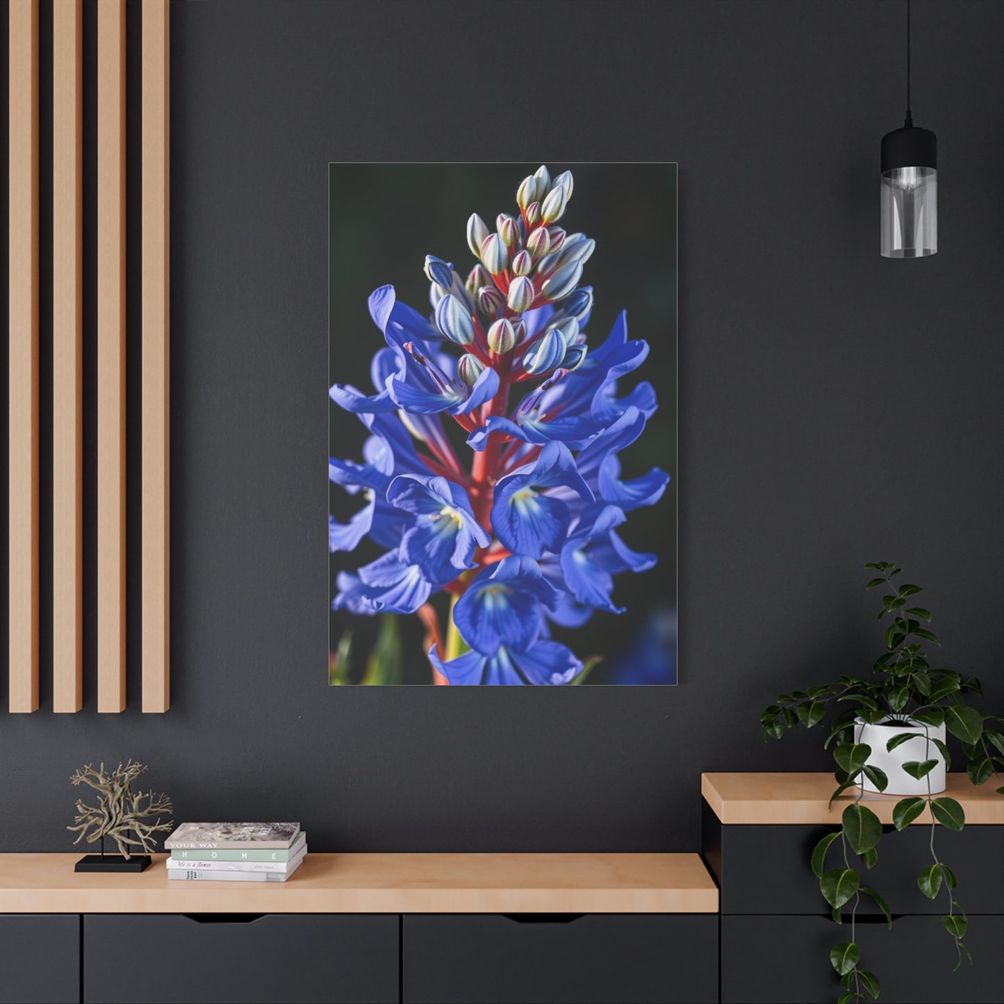 Bluebonnet Flower Art Supreme Gallery Wall Art & Canvas Print