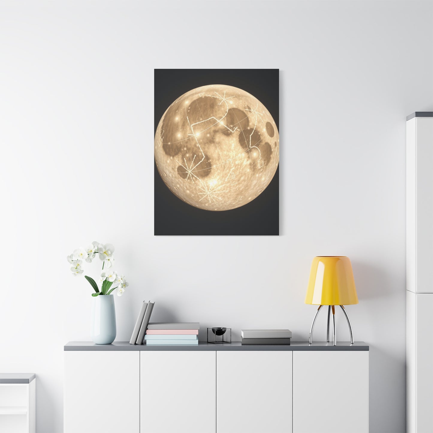 Moon Art Premium Canvas 18 Wall Art & Canvas Print