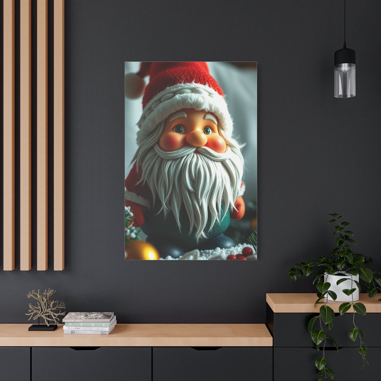 Christmas Gnome Art Luxury Canvas Wall Art & Canvas Print