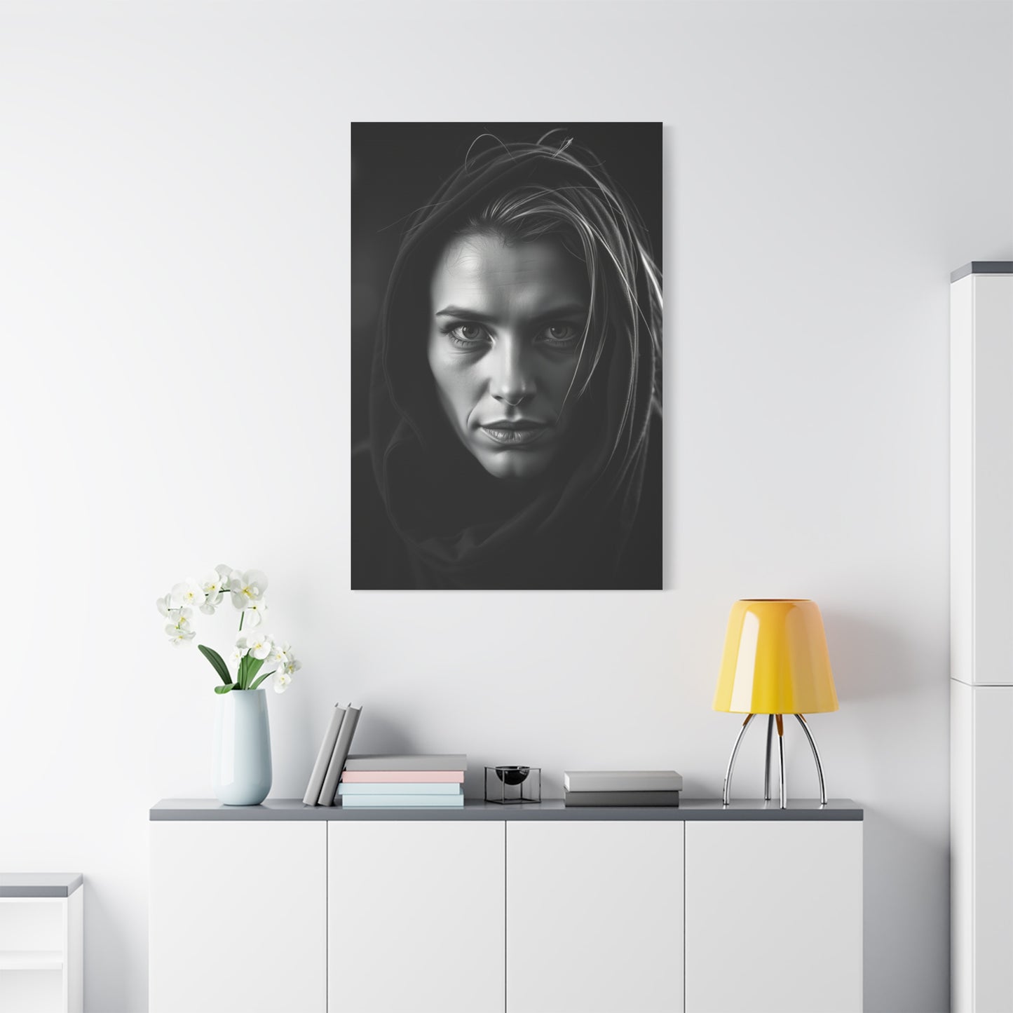 Bespoke Ebony Ivory Tableau Wall Art & Canvas Print