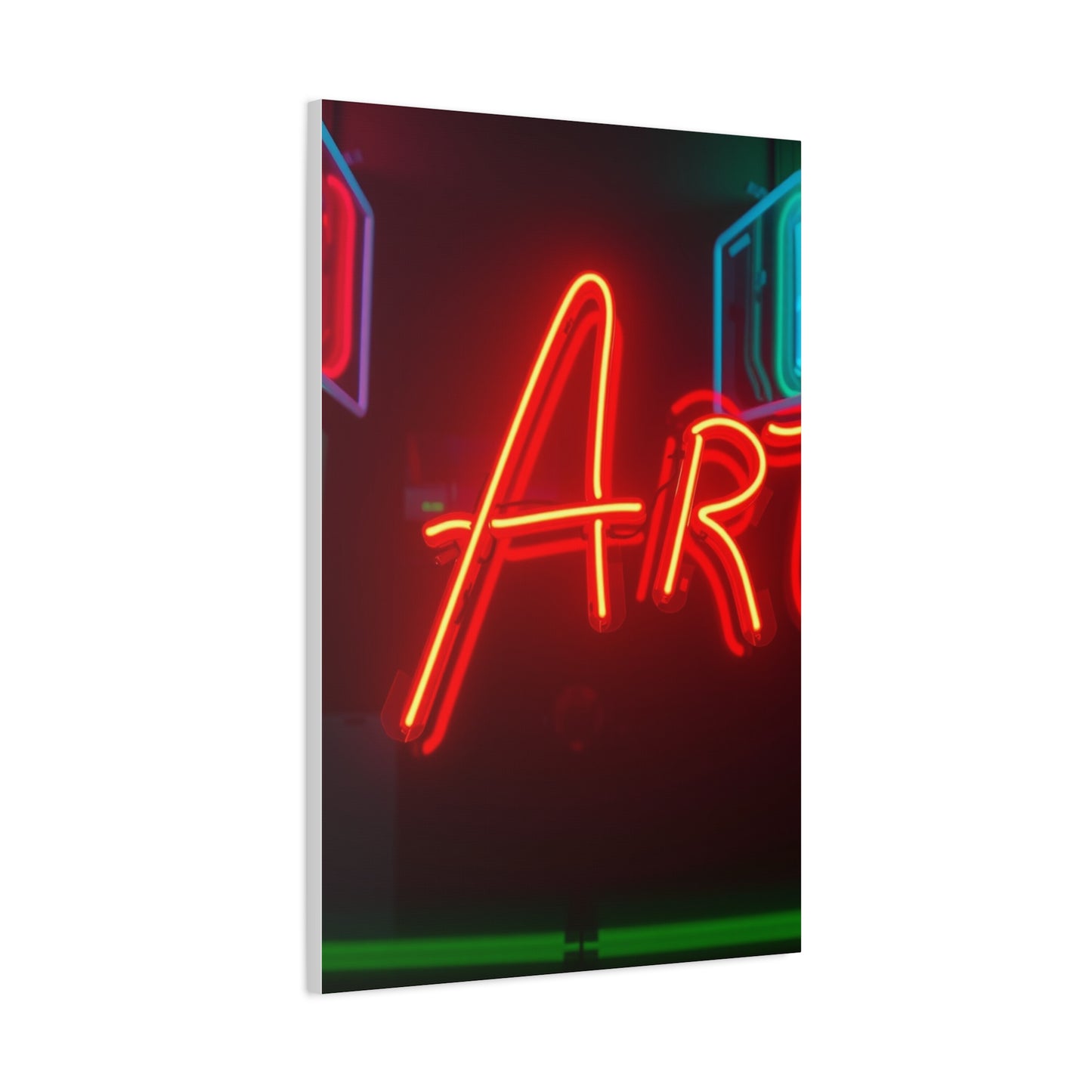 Neon Art Premium Canvas 17 Wall Art & Canvas Print