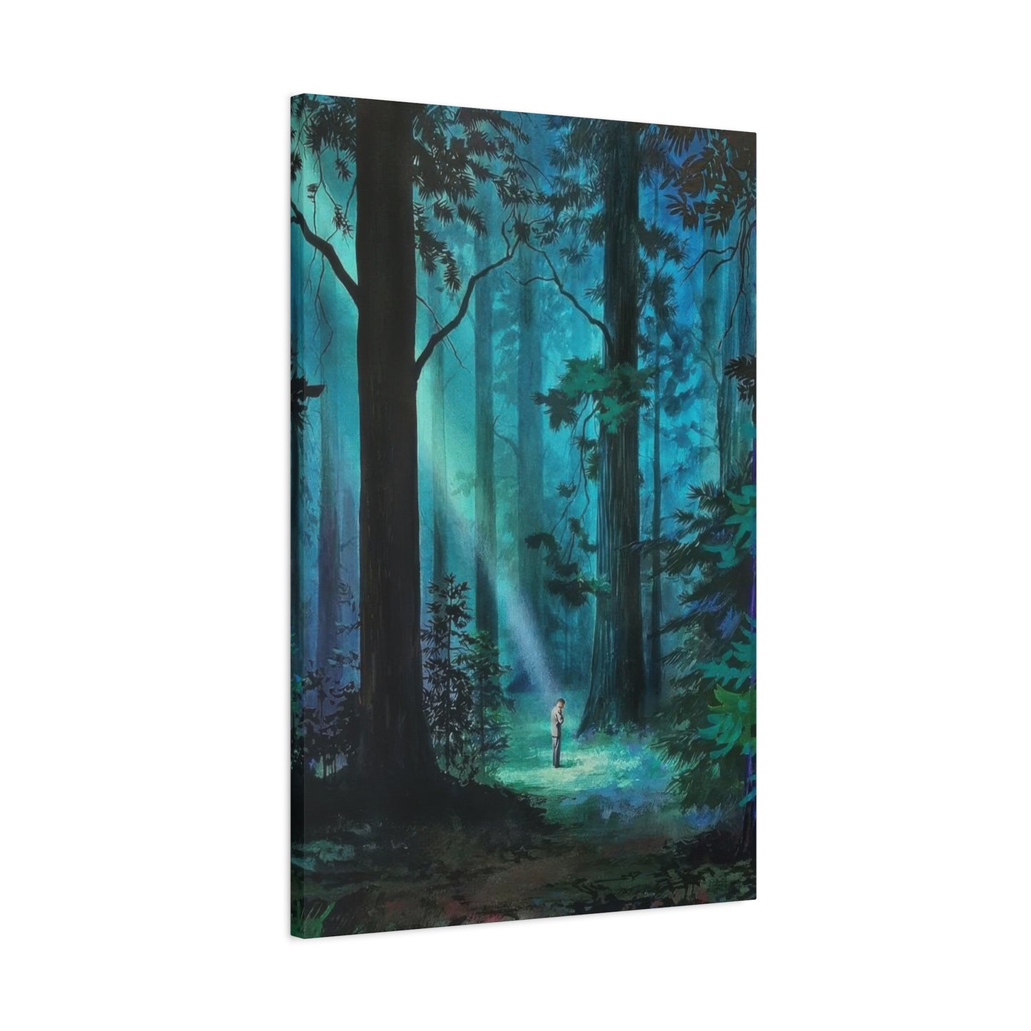 Green Dark Forest Wall Art & Canvas Prints