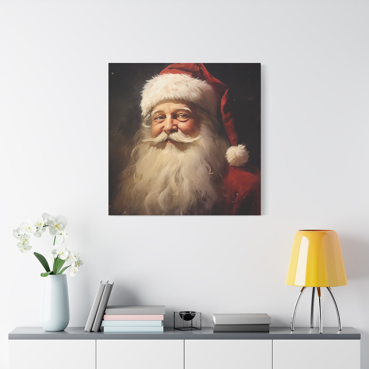 Smiling Santa Claus Wall Art & Canvas Prints