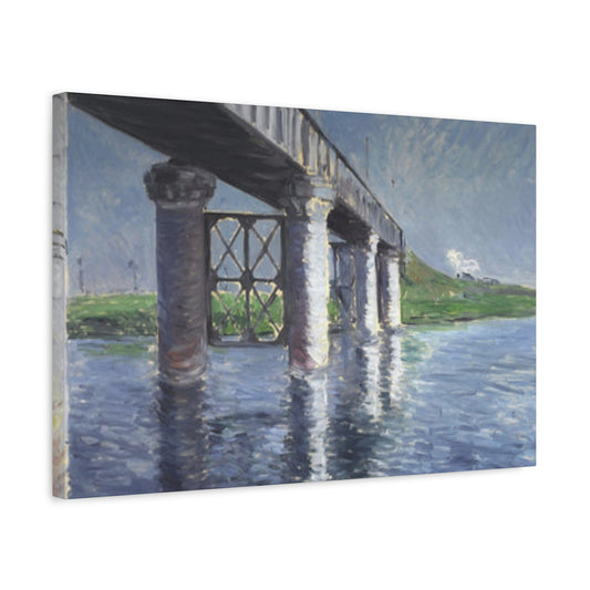 Gustav Metal Bridge Painting Wall Art & Canvas Prints