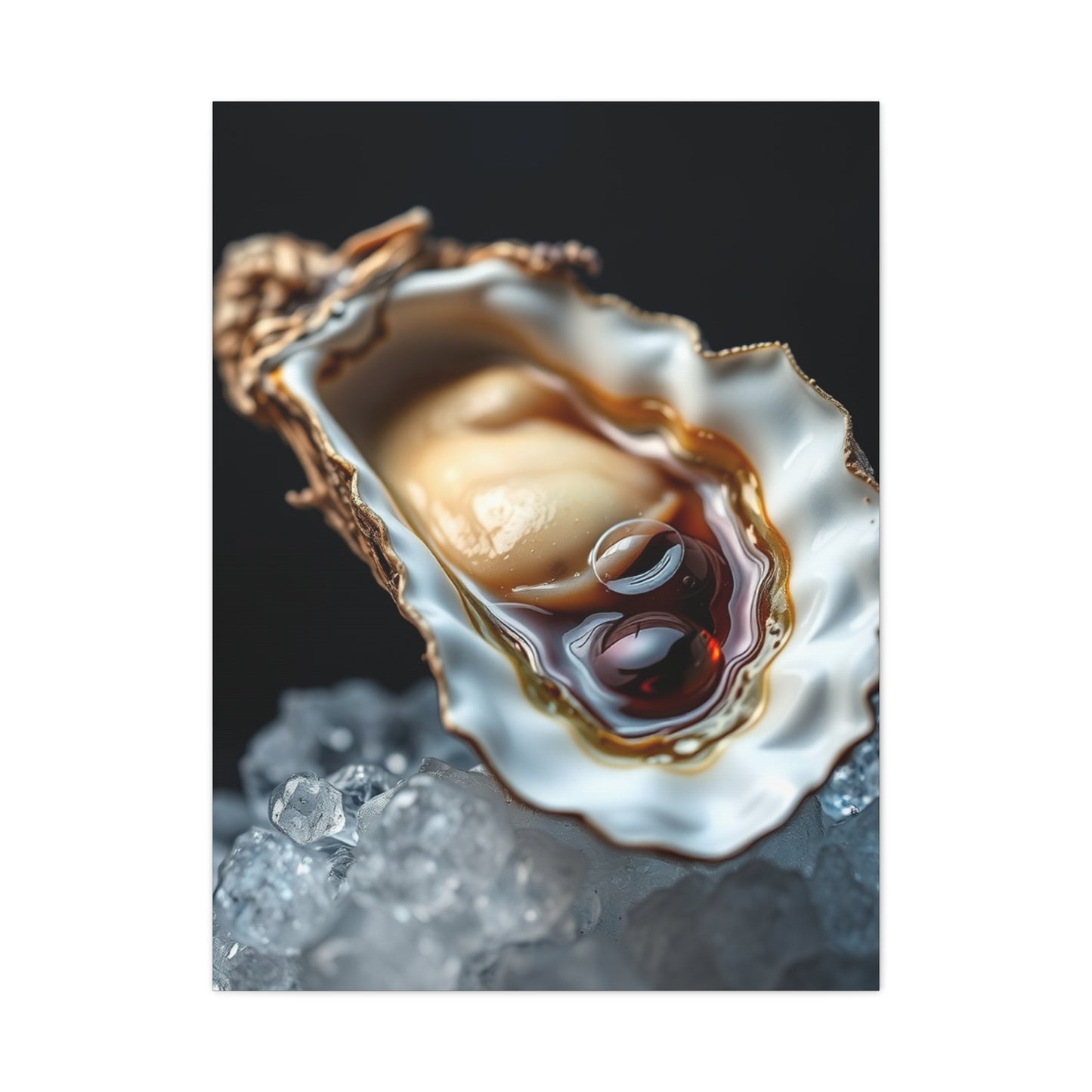 Oyster Art Canvas Art 2 Wall Art & Canvas Print