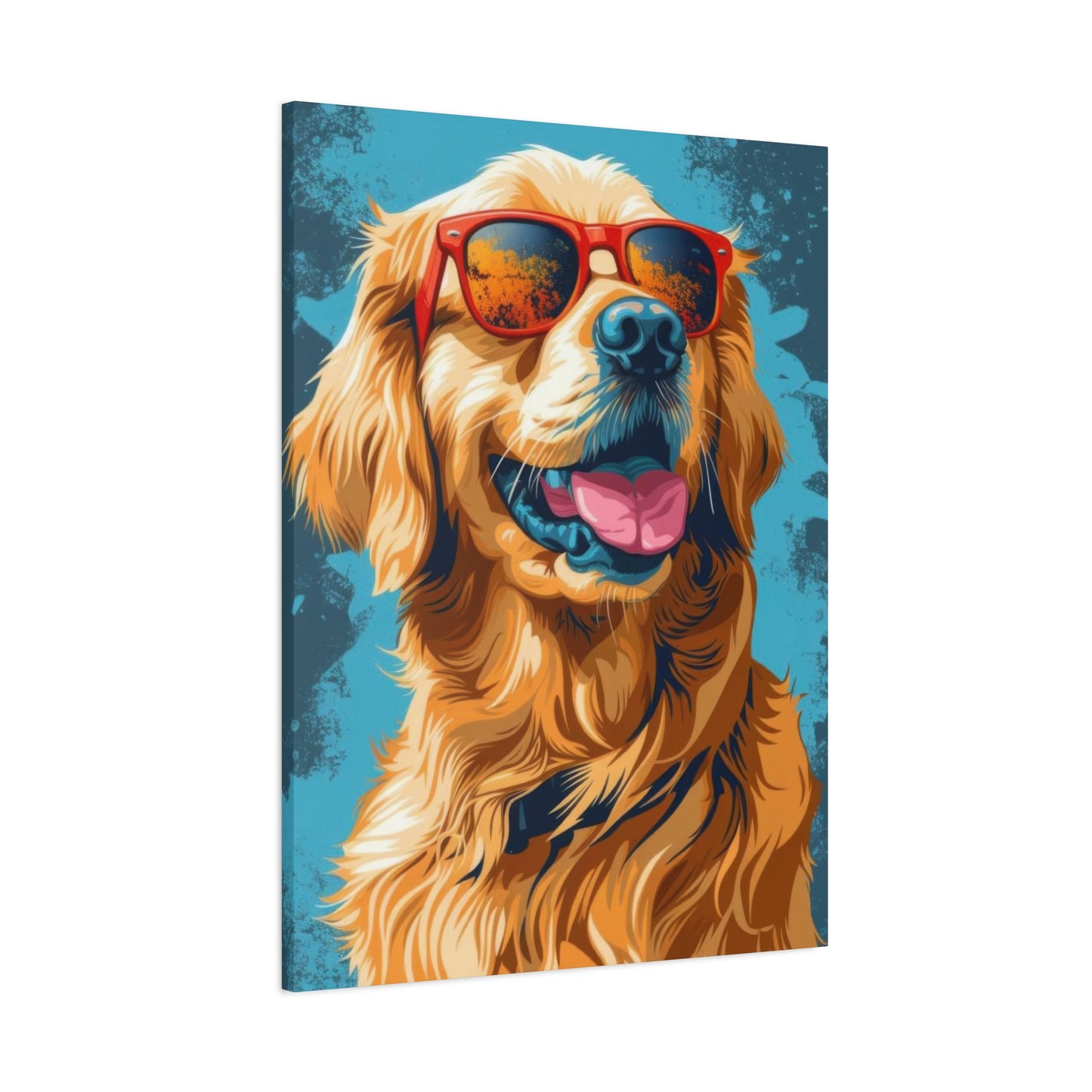 Golden Retriever Sunglasses Wall Art & Canvas Prints