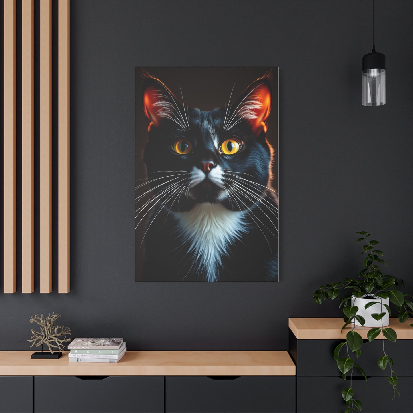Tuxedo Cat Art Supreme Gallery Wall Art & Canvas Print