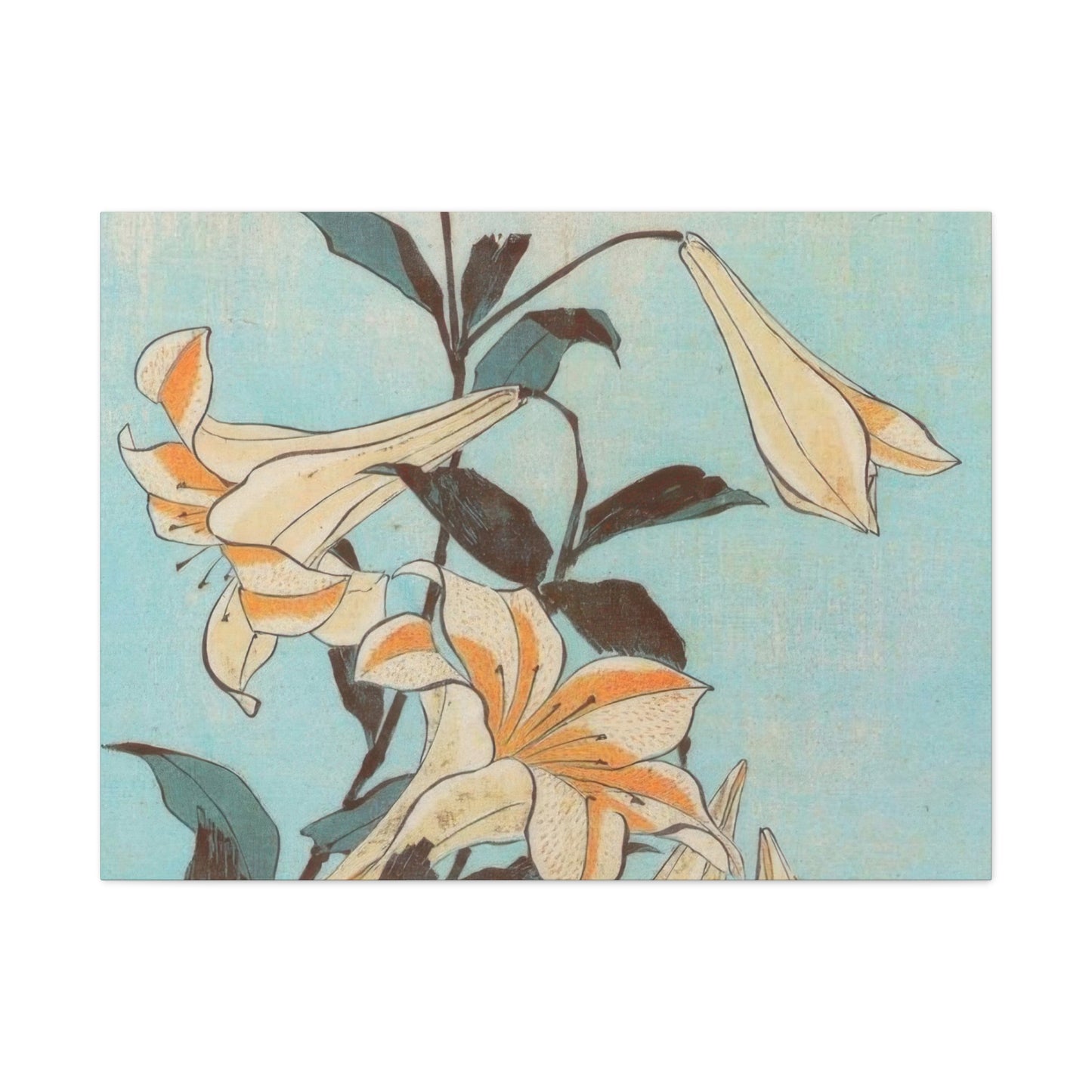 Katsushika Hokusai Ai Lilies Wall Art & Canvas Prints