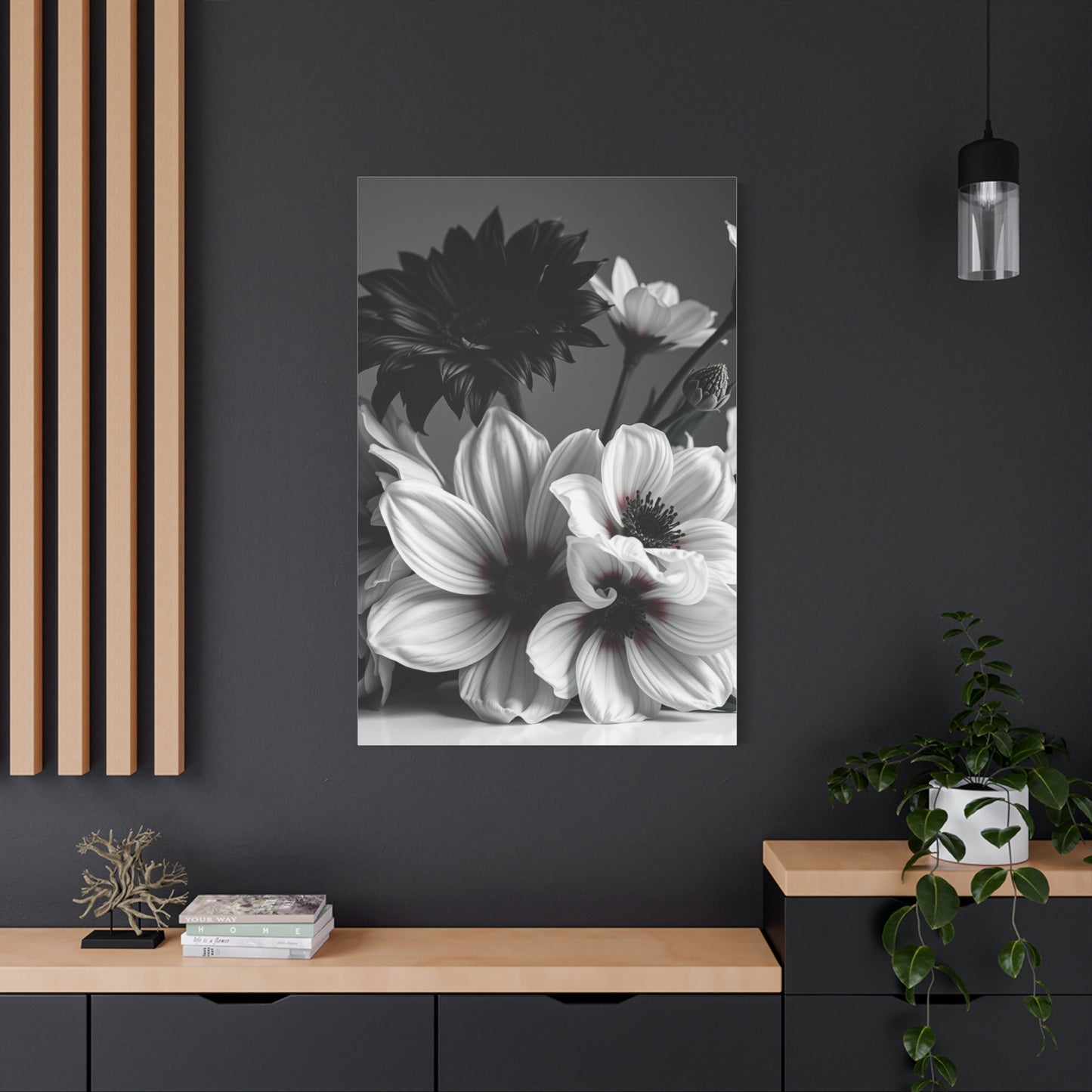 Sable & Alabaster Flora Wall Art & Canvas Print