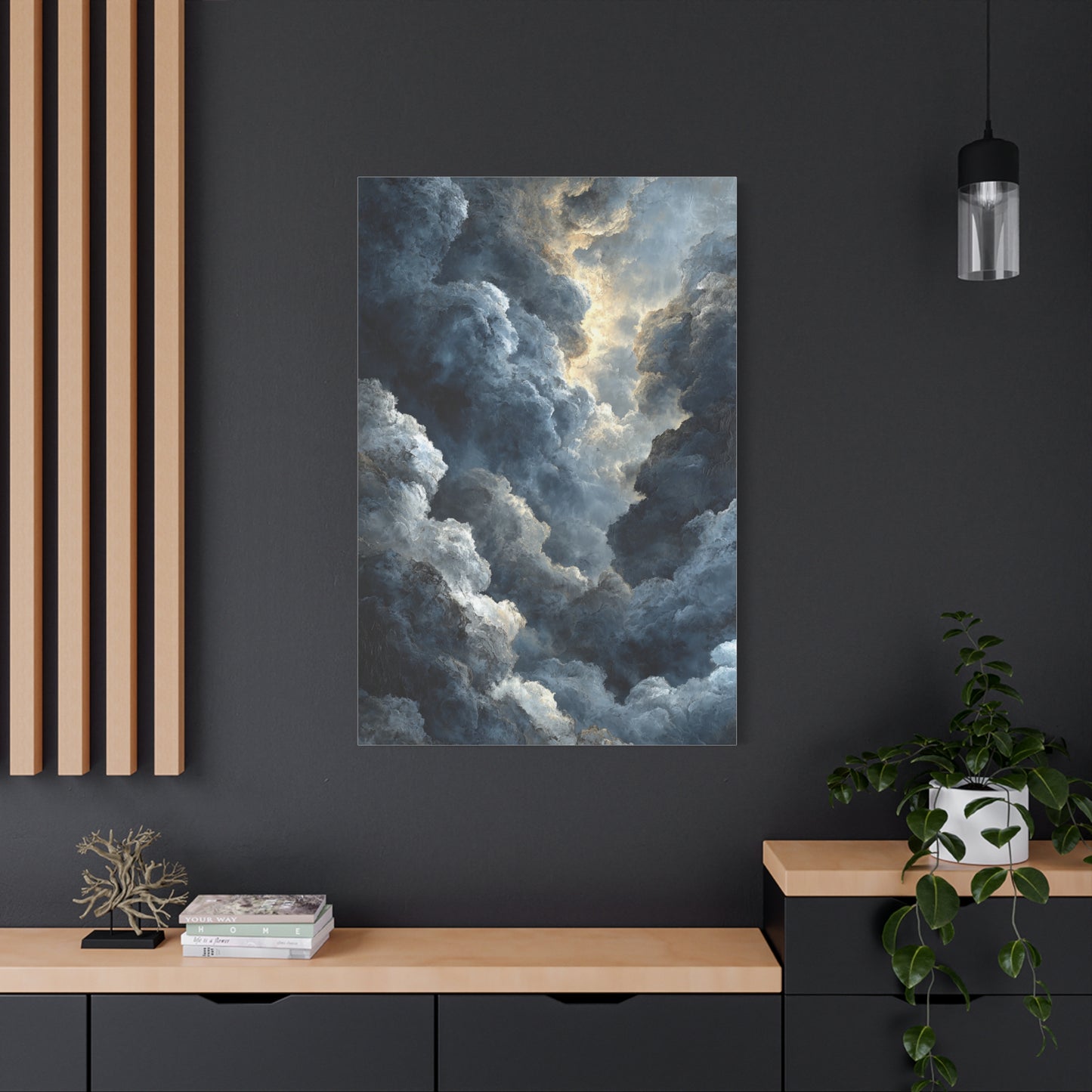 Storm Cloud Dramatic Abstract Wall Art & Canvas Print