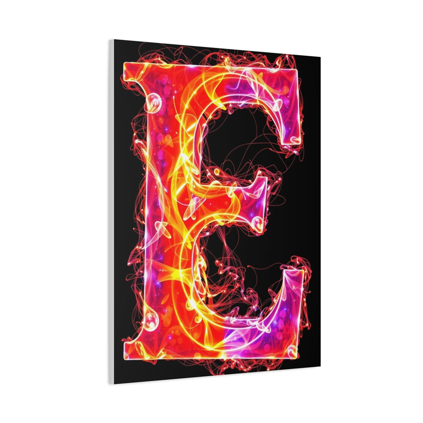 The Letter E - Art Canvas Art 2 Wall Art & Canvas Print