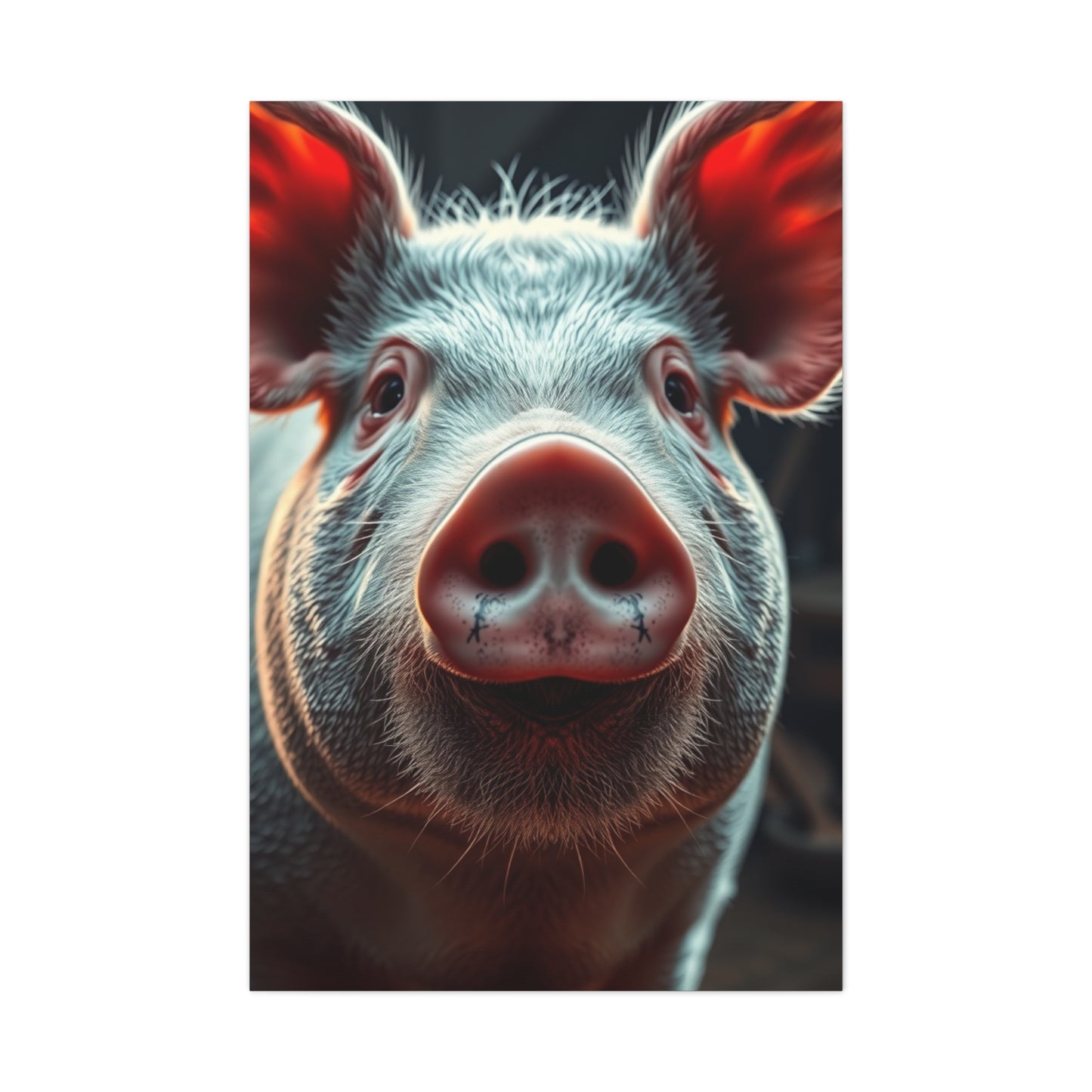 Pig Art Canvas Art 6 Wall Art & Canvas Print