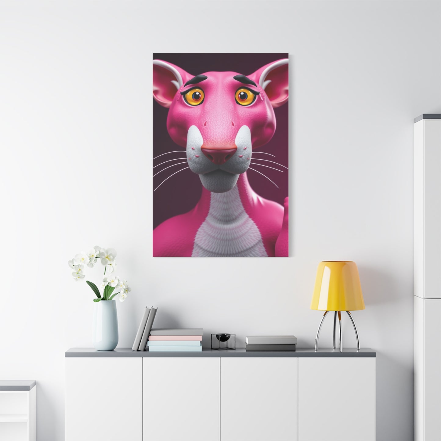 Pink Panther Art Premium Canvas 18 Wall Art & Canvas Print