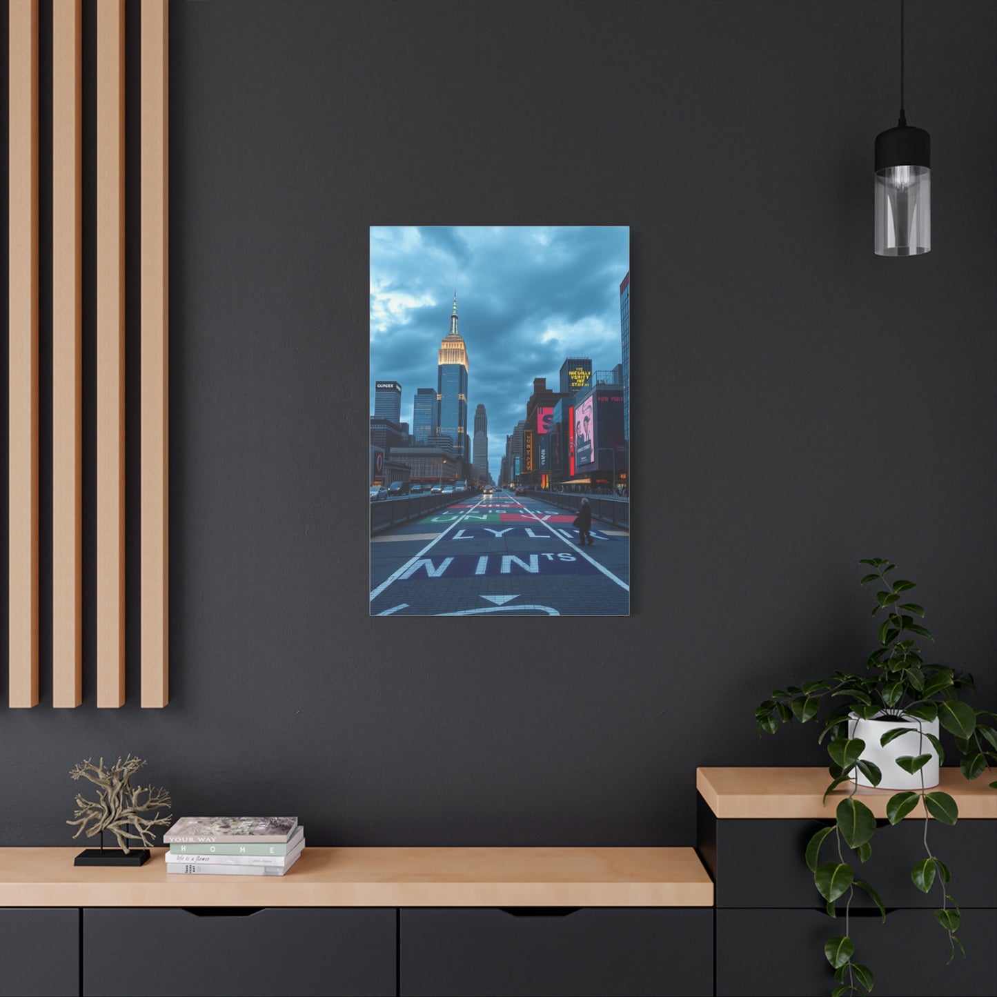 Manhattan Twilight Panorama Wall Art & Canvas Print