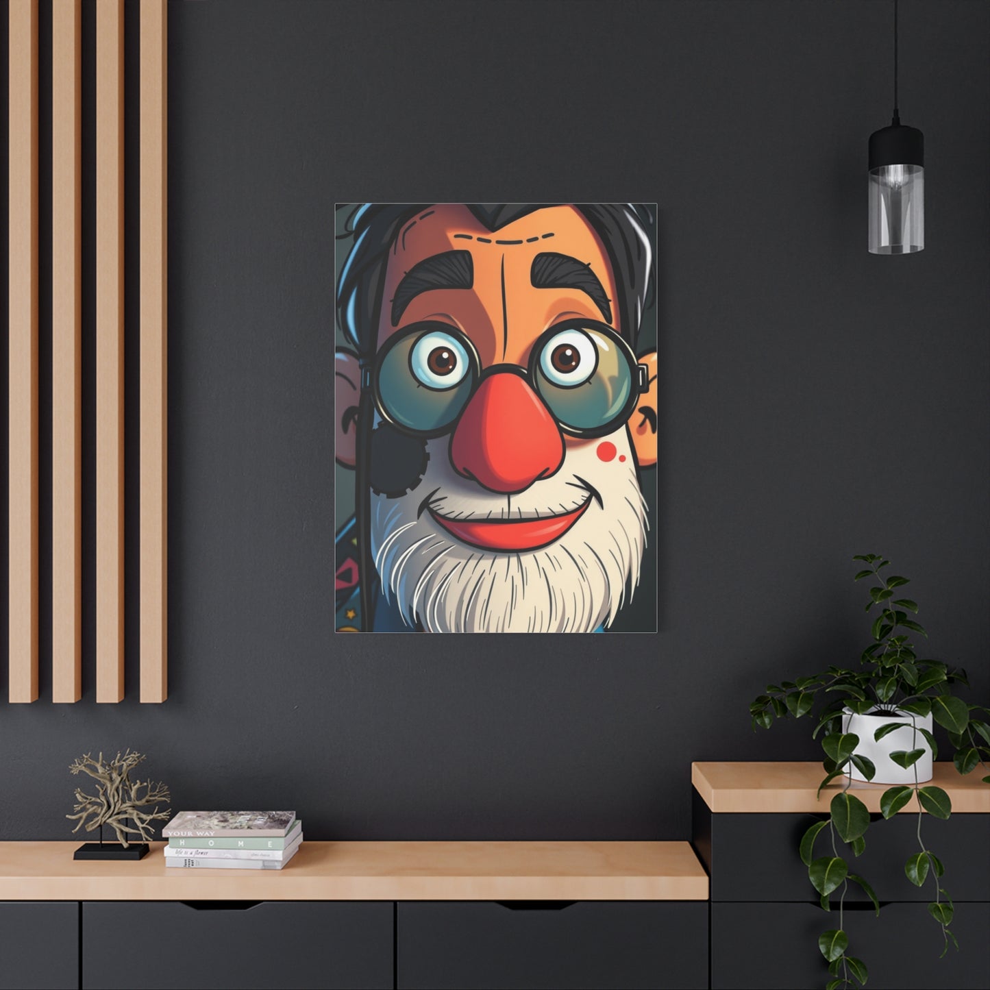Posh Cartoon Ensemble Art Wall Art & Canvas Print