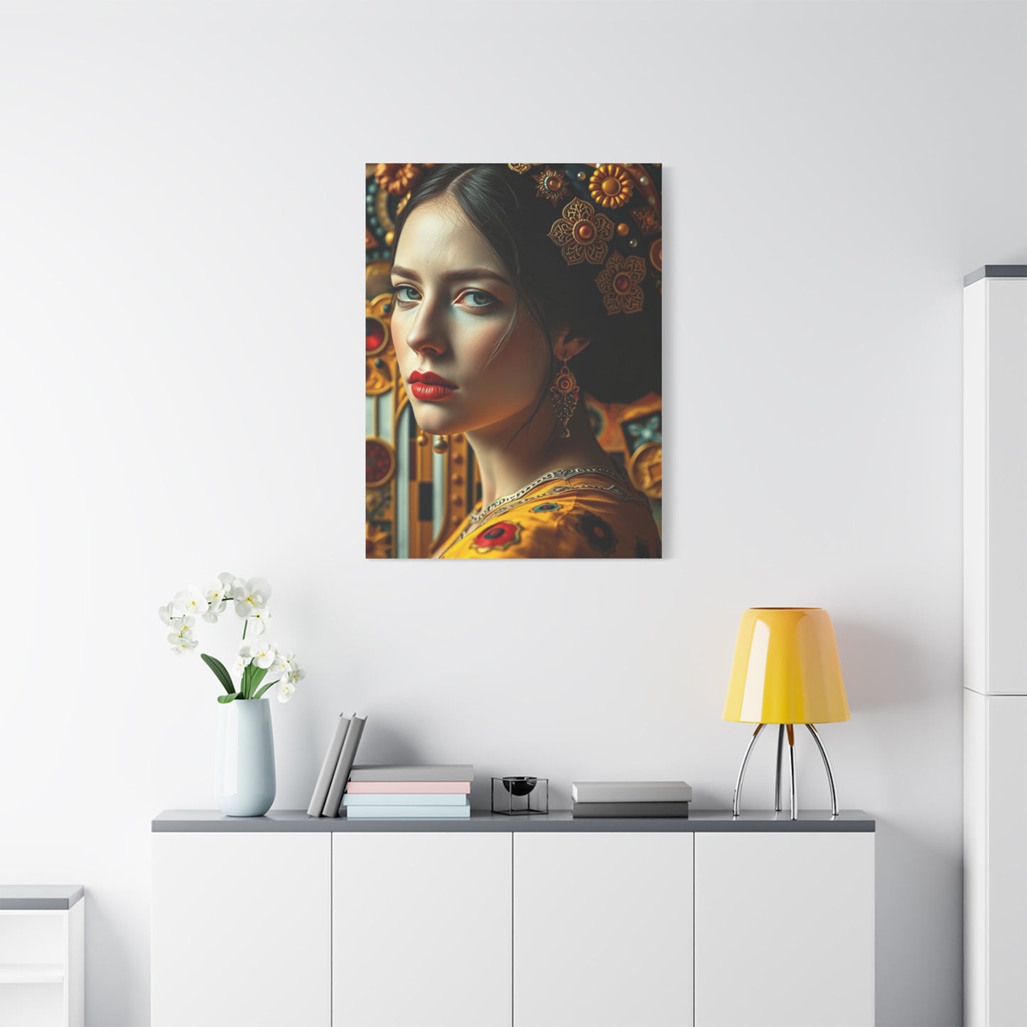Ethereal Gold Tapestry