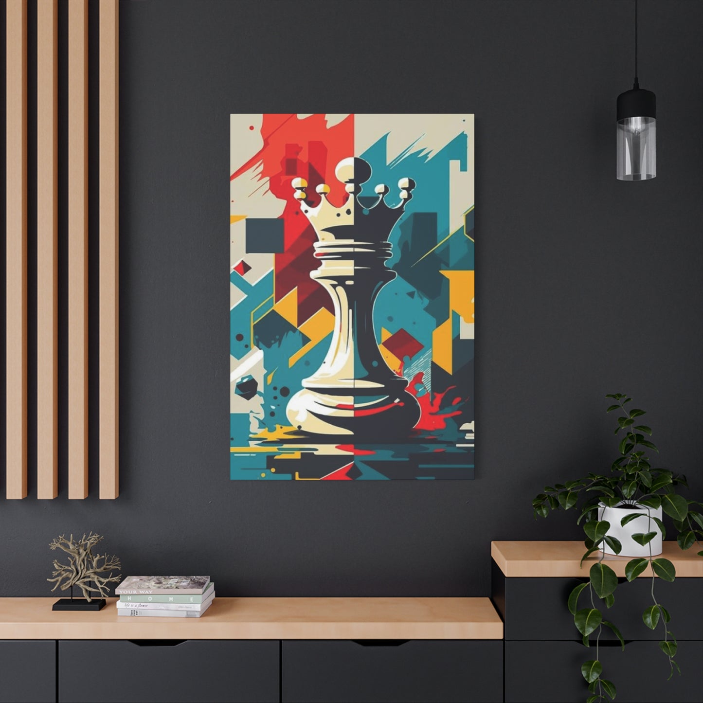 Abstract Chess Piece Wall Art & Canvas Prints