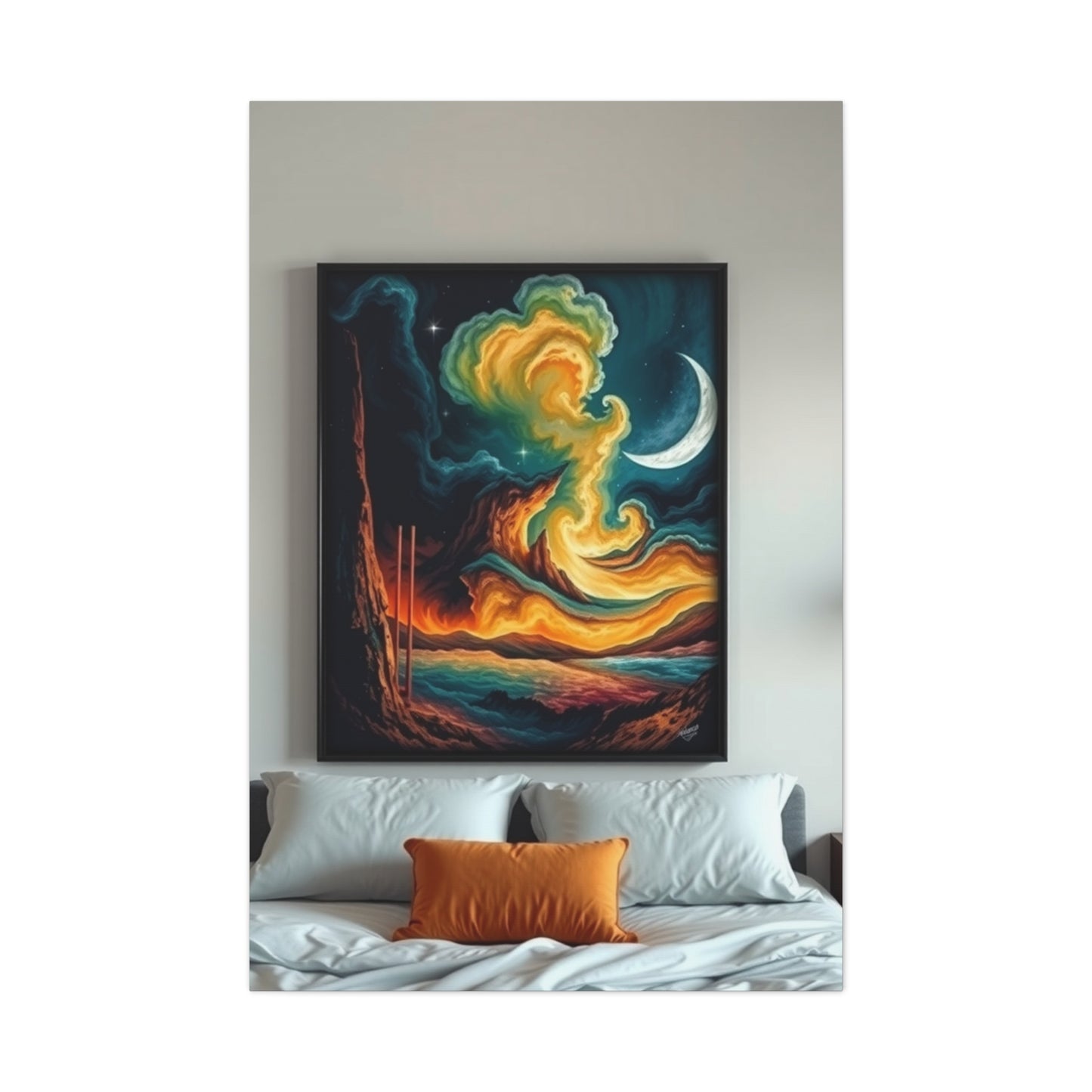 Sophisticated Slumber Mural Wall Art & Canvas Print