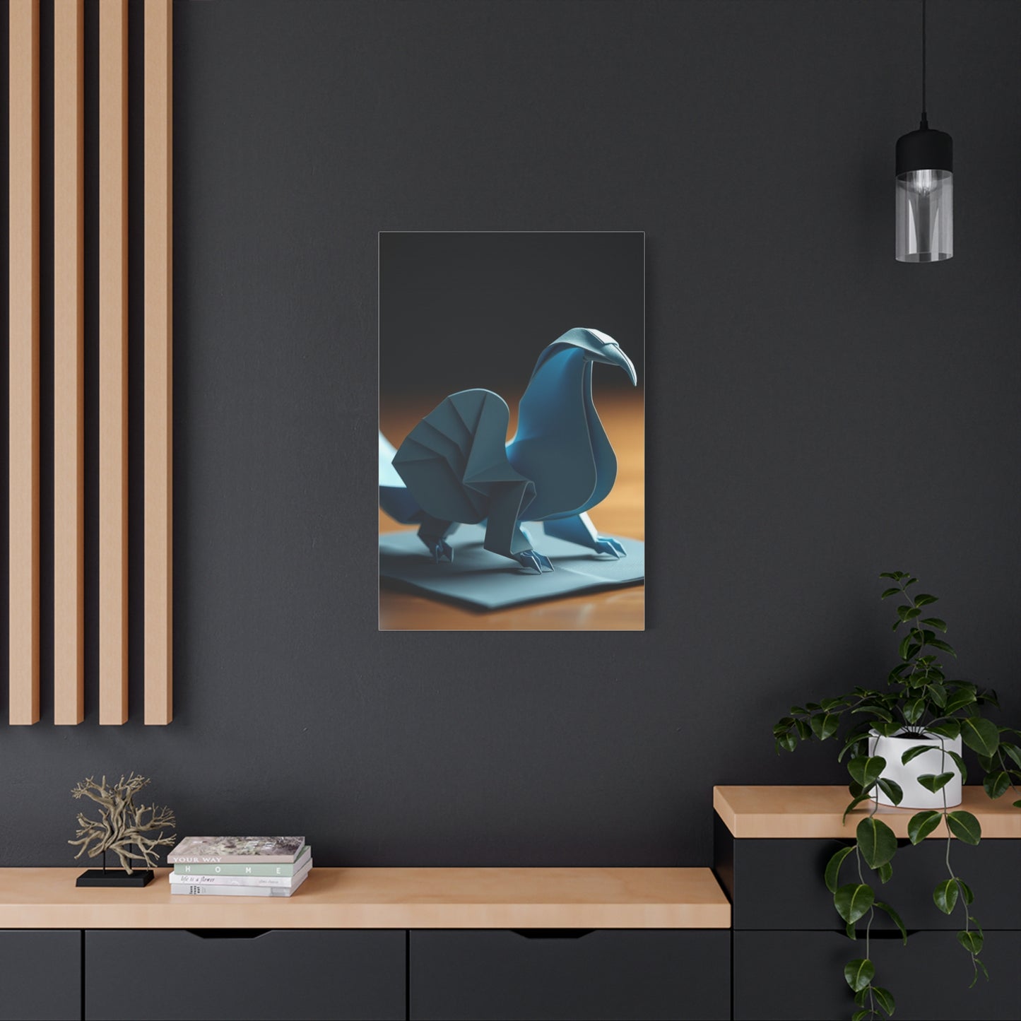 Whispered Origami Elegance Wall Art & Canvas Print