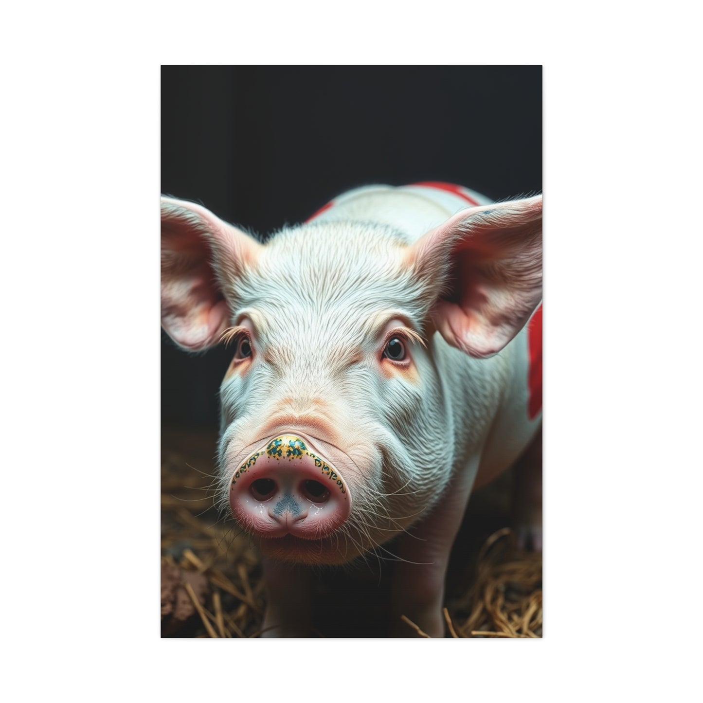 Pig Art Canvas Art 2 Wall Art & Canvas Print