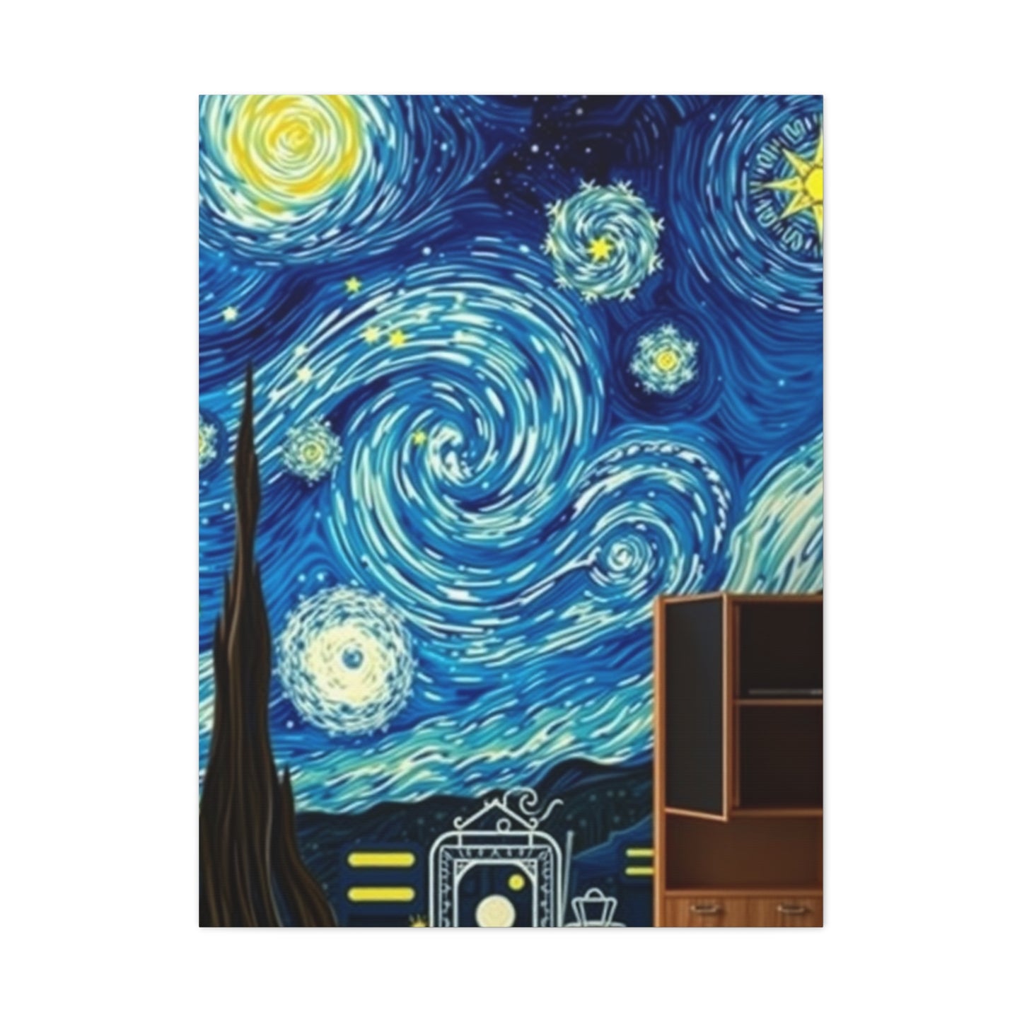 The Starry Night Canvas Art Canvas Art 5 Wall Art & Canvas Print
