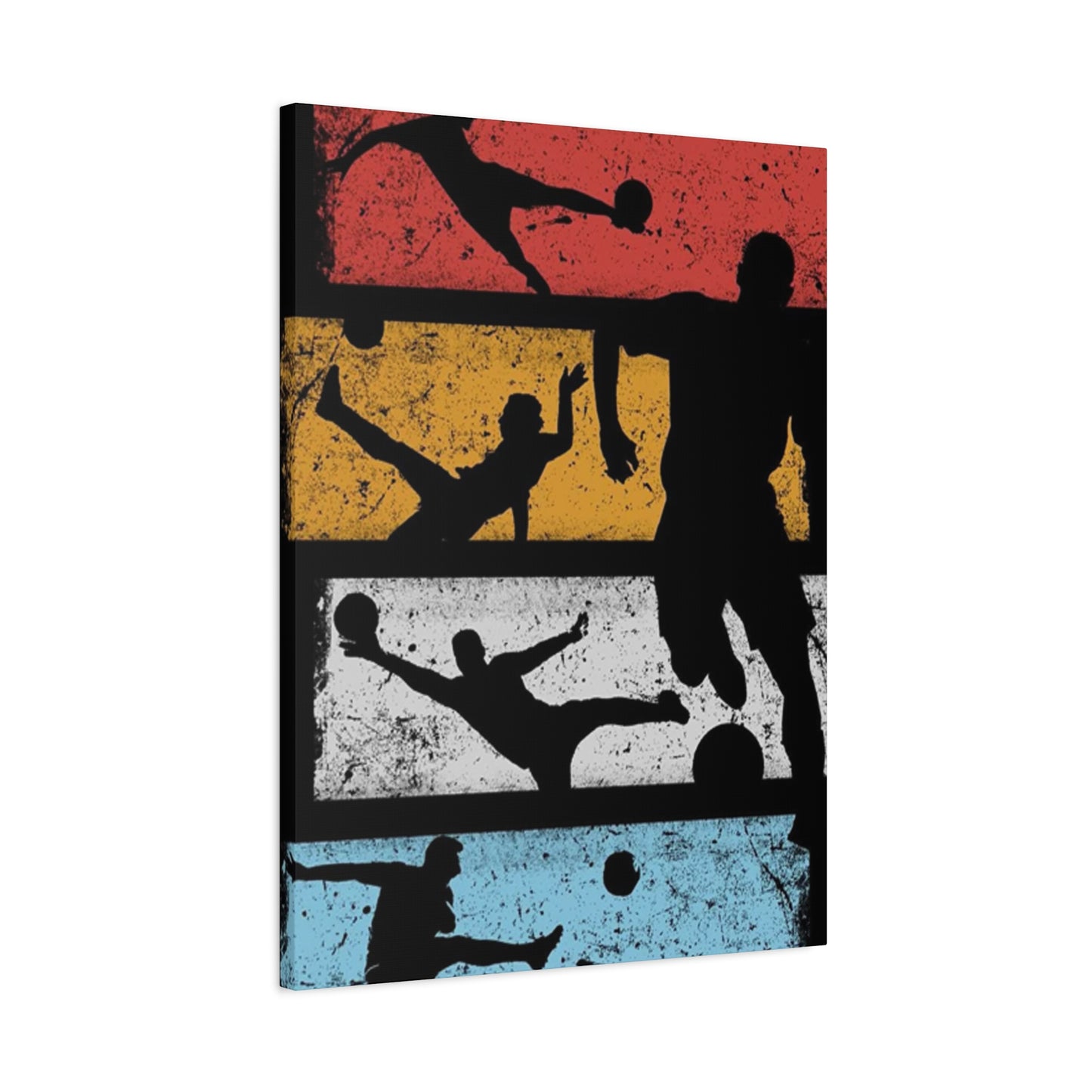 Silhouettes Of Football Wall Art & Canvas Prints
