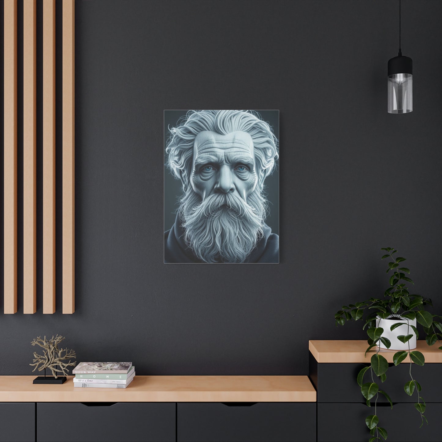 Pewter Reverie Masterpiece Wall Art & Canvas Print