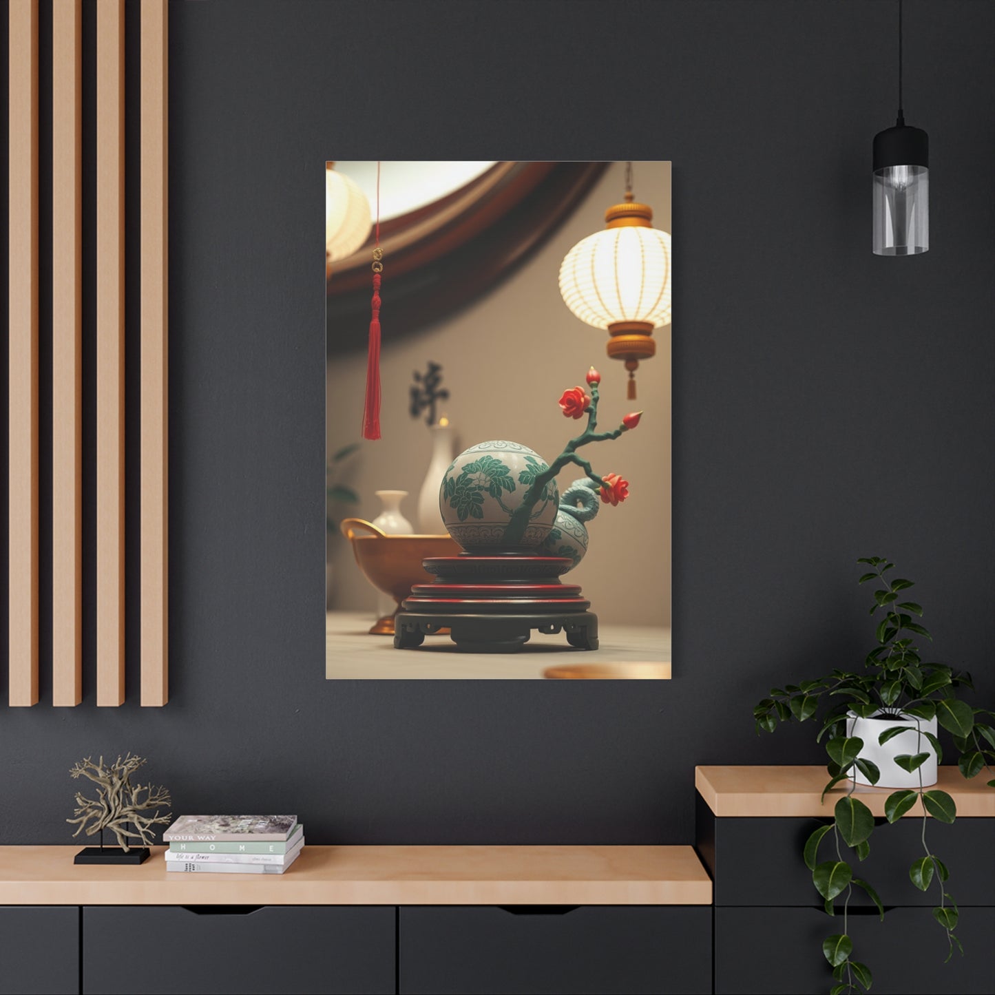 Chinese Decor Art Luxury Canvas Wall Art & Canvas Print