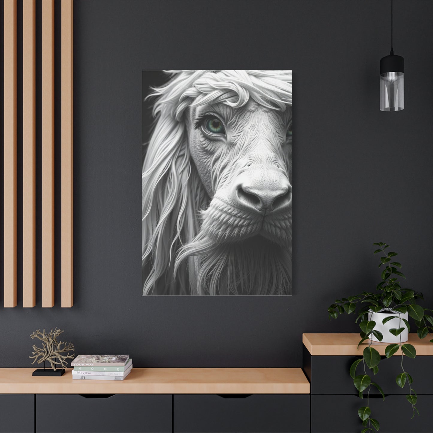 Gray & White Art Canvas Art 4 Wall Art & Canvas Print
