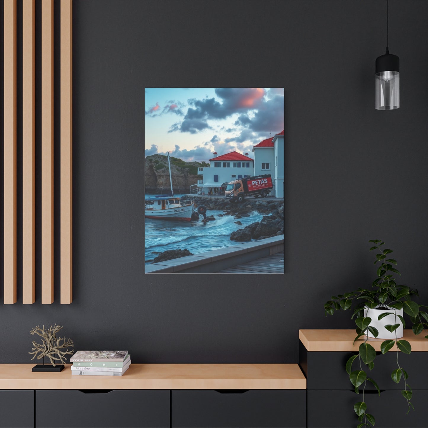 Modern Coastal Art Premium Canvas 20 Wall Art & Canvas Print